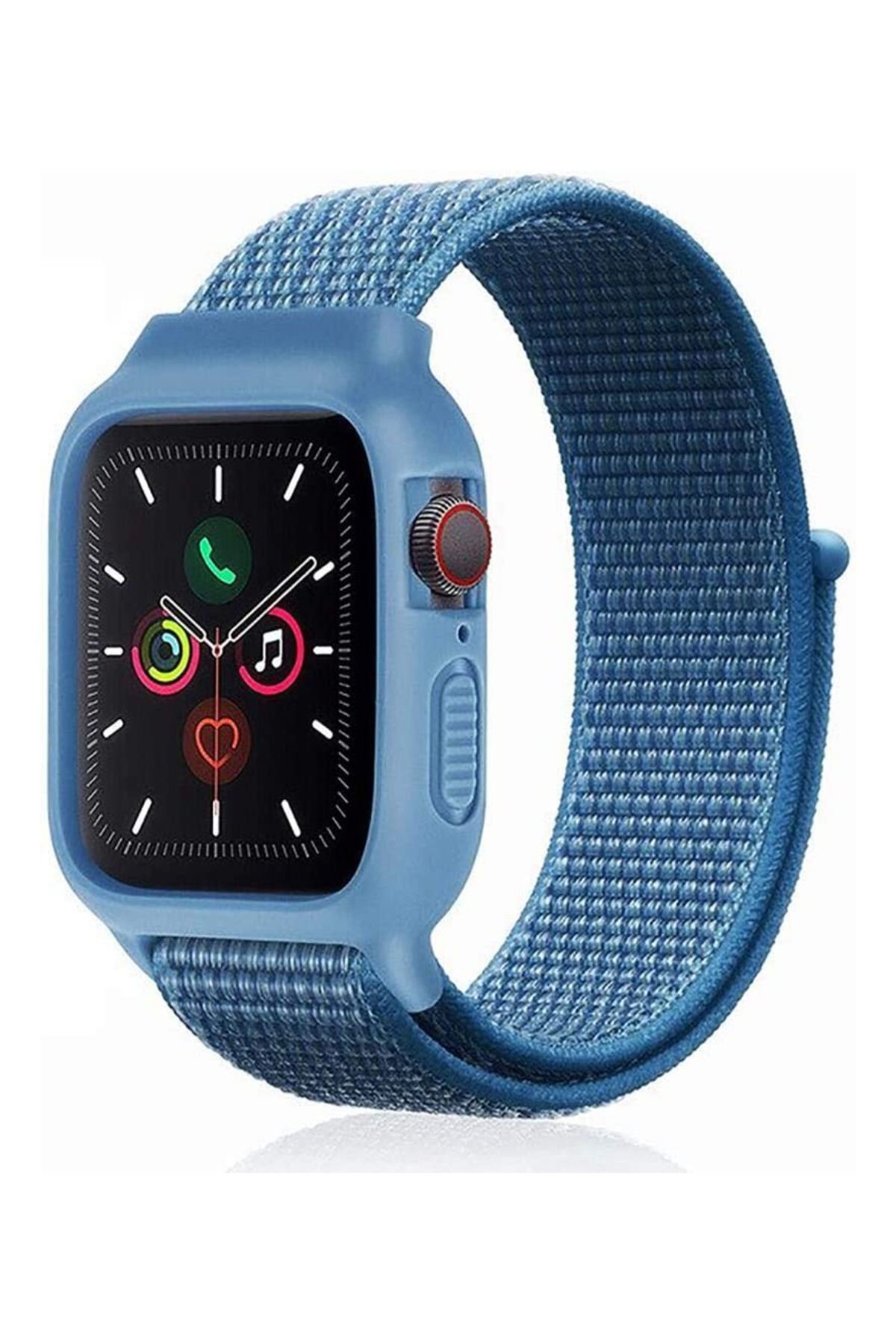 Newface Apple Watch 38mm Ocean Kordon - Siyah