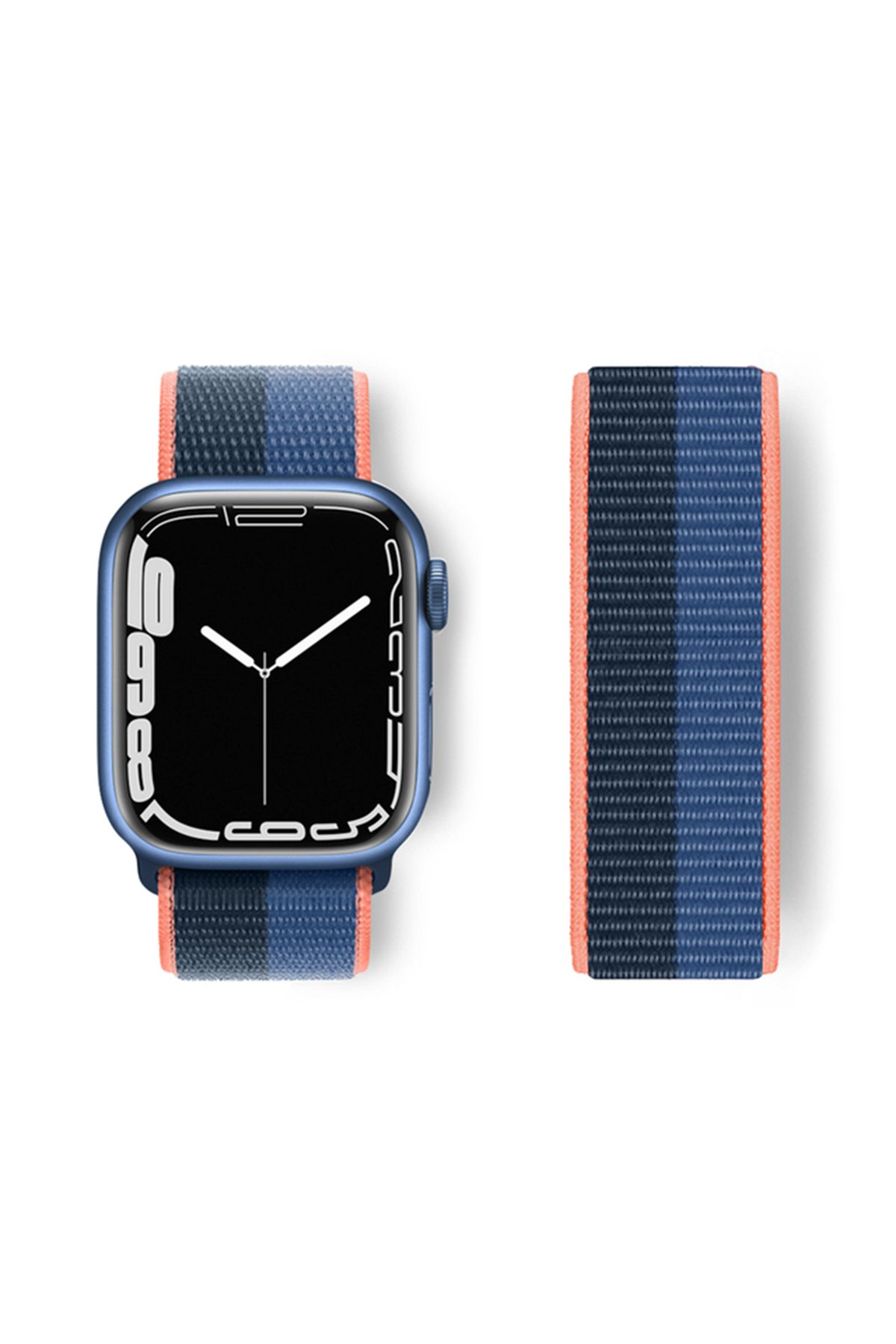 Newface Apple Watch 44mm Silikon Alt Kasa - Siyah