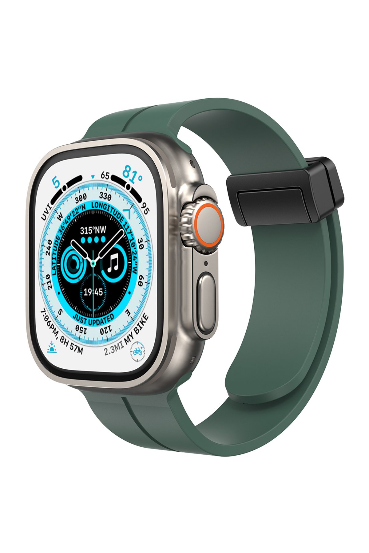 Newface Apple Watch 44mm KR412 Elegance Stylısh Kordon - Pudra