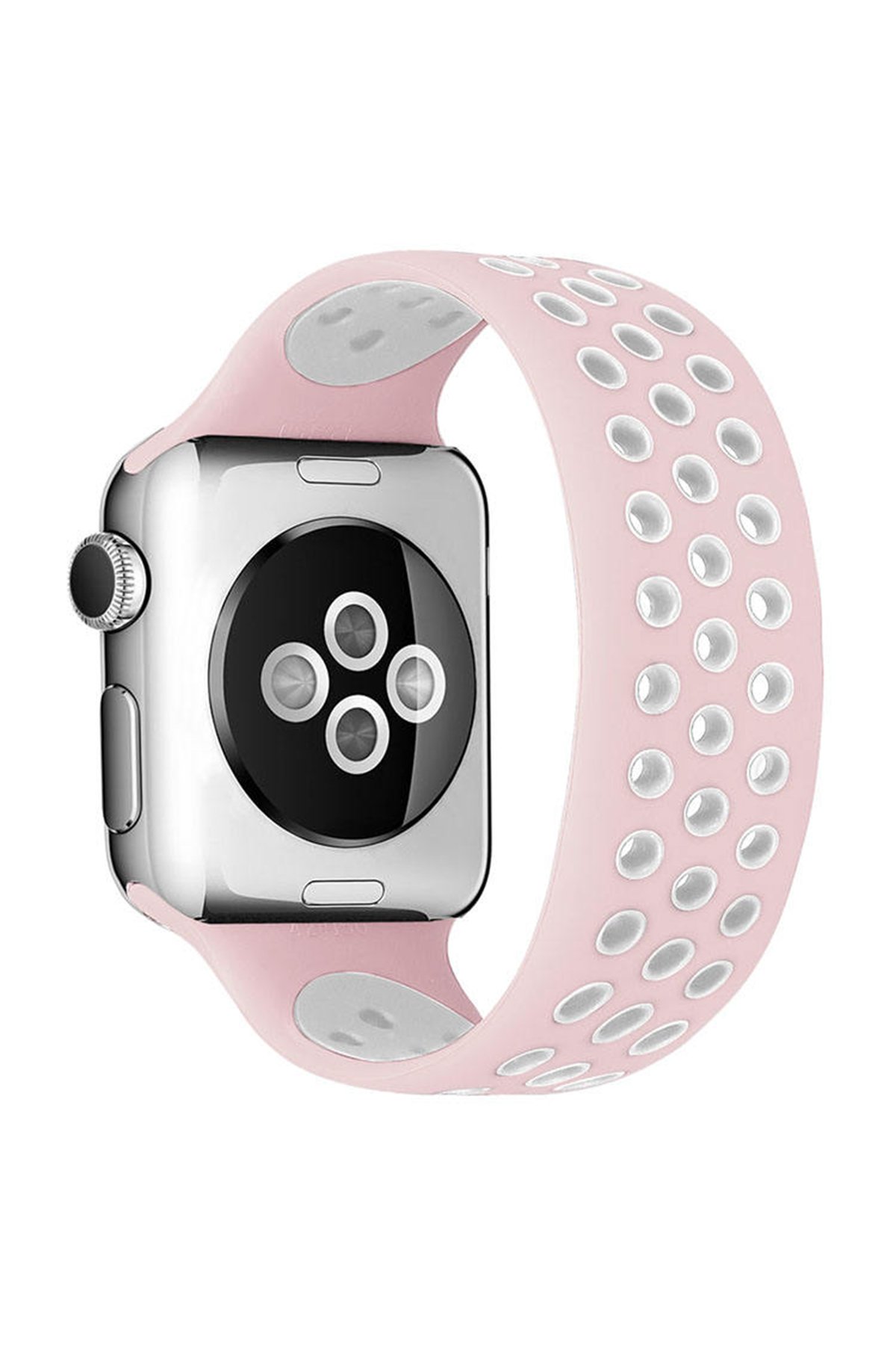 Newface Apple Watch Ultra 49mm Metal Mıknatıslı Kordon - Mor-Rose