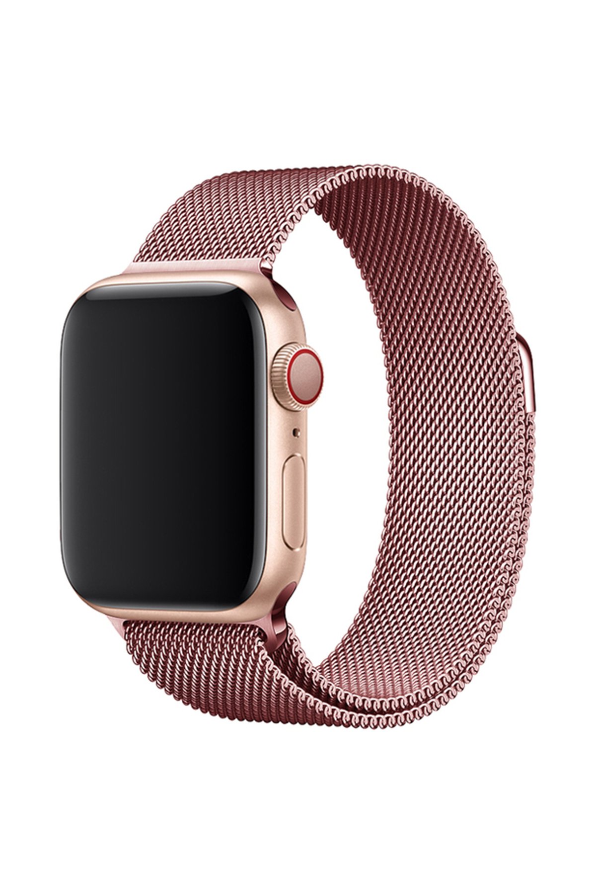 Newface Apple Watch 45mm Desenli Lastikli Kordon - Desen 10