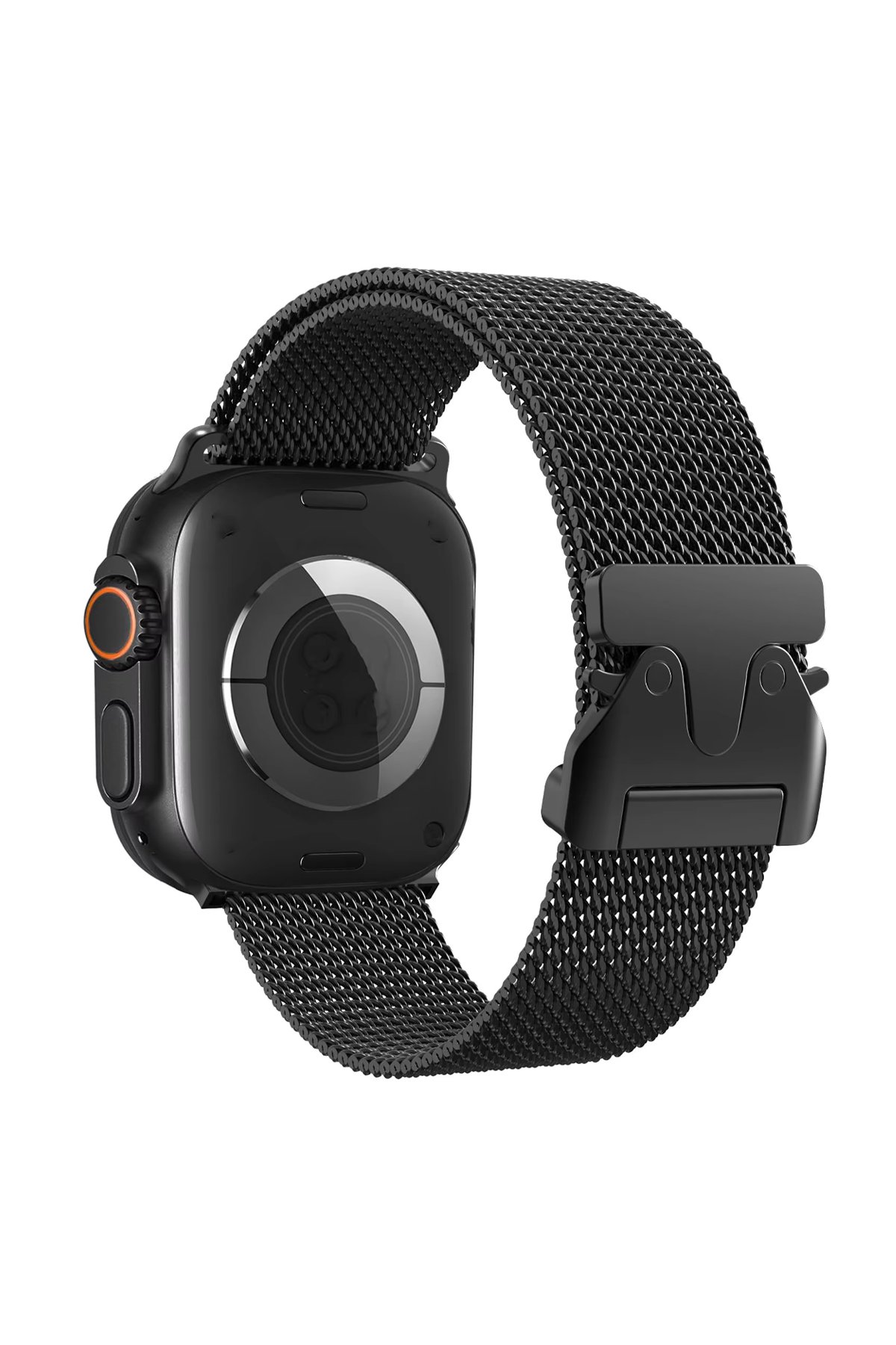 Newface Apple Watch 45mm KR411 Tailored Strap Kordon - Koyu Yeşil