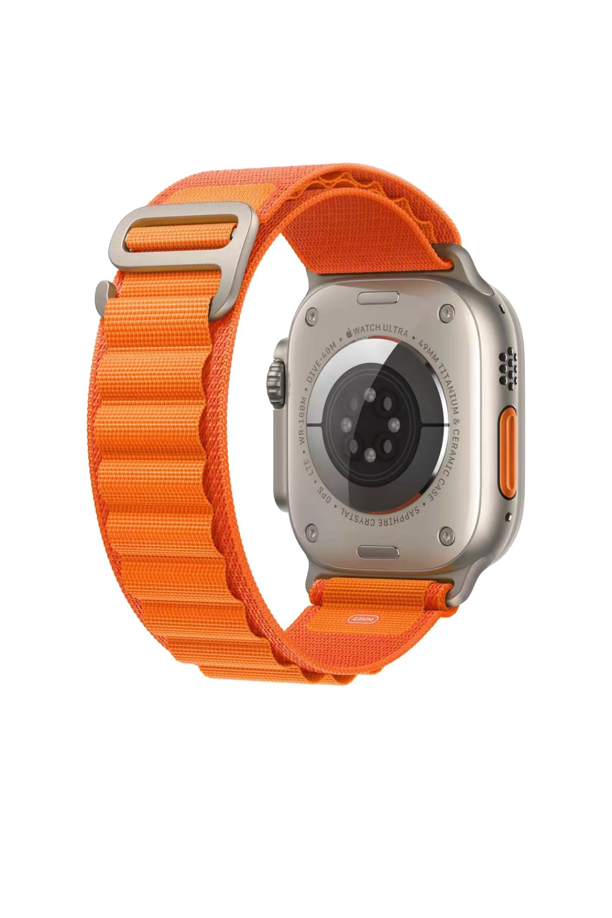 Newface Apple Watch 45mm Metal Mıknatıslı Kordon - Gökkuşağı