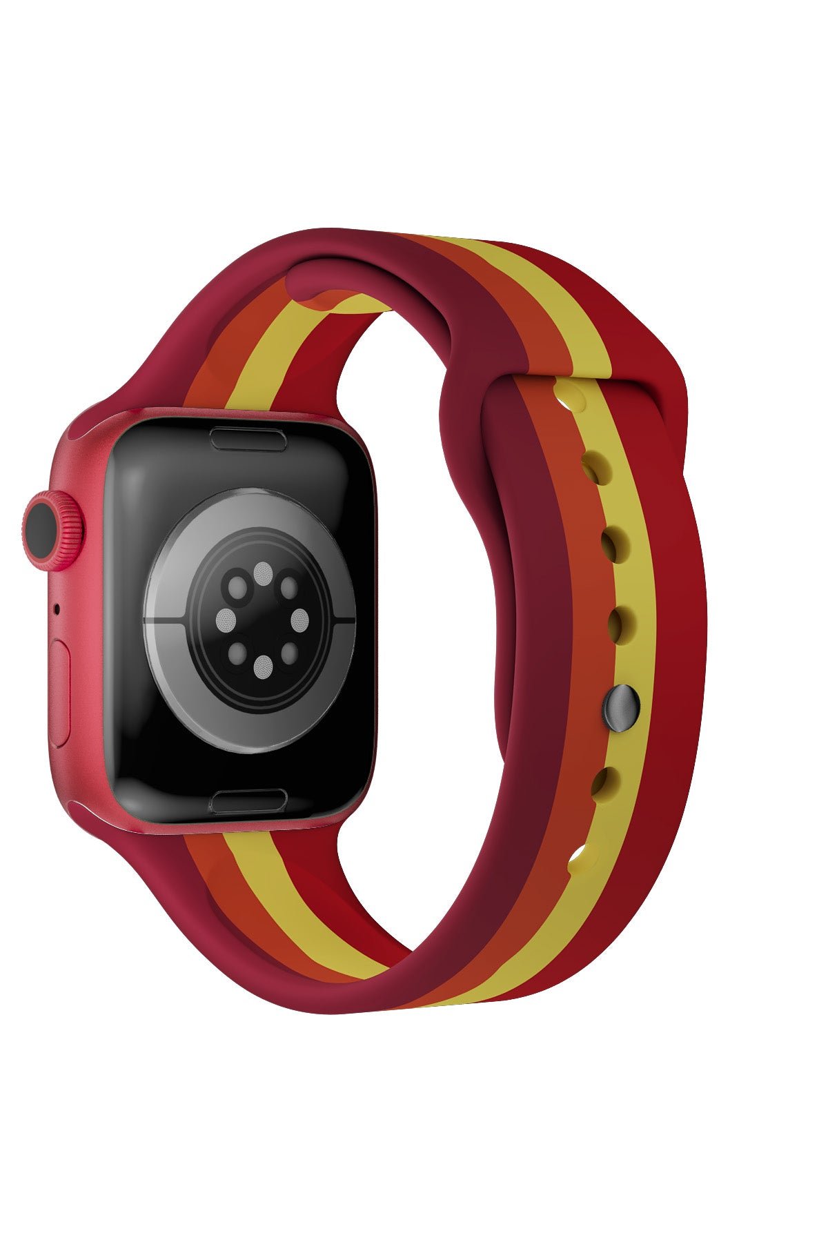 Newface Apple Watch Ultra 49mm Star Kordon - Turuncu-Sarı