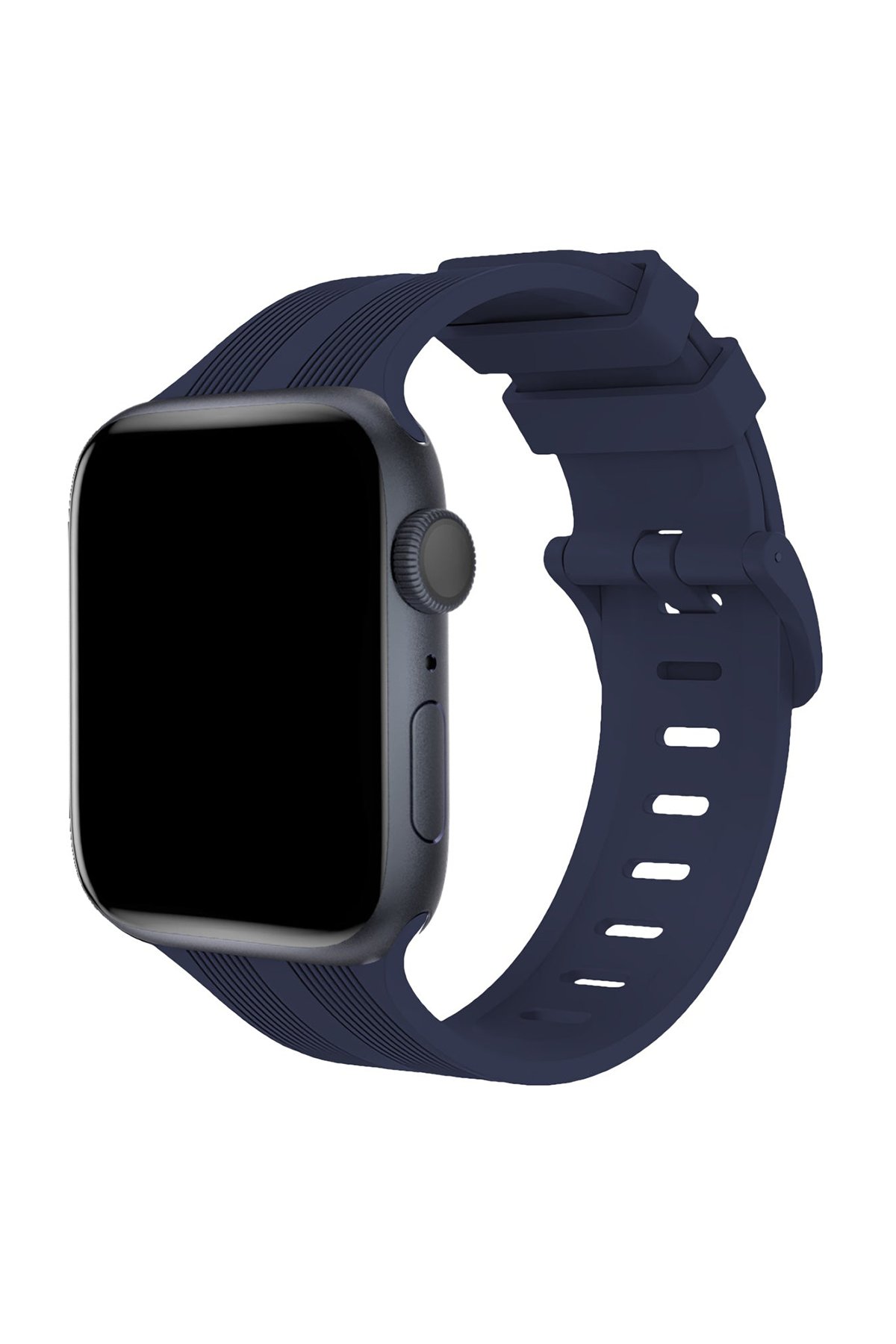 Newface Apple Watch Ultra 49mm Hasırlı Cırtcırtlı Kordon - Beyaz