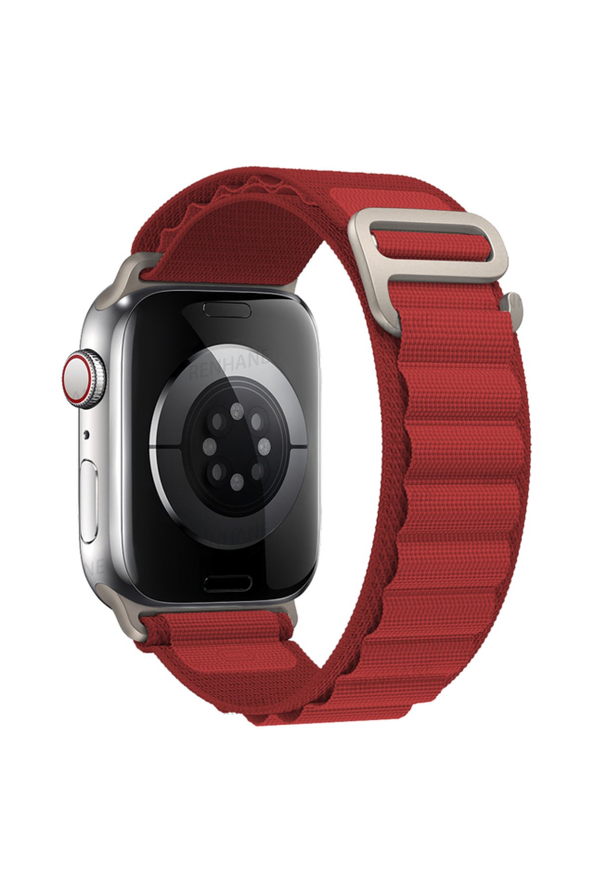 Newface Apple Watch Ultra 49mm Desenli Lastikli Kordon - Desen 10