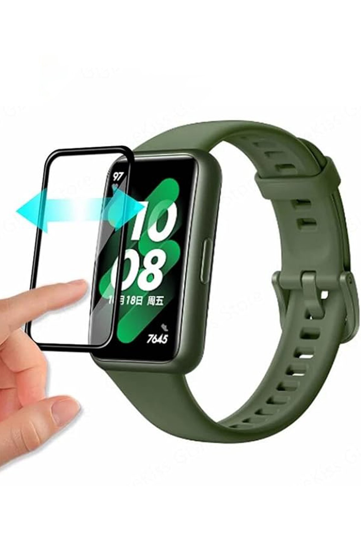 Newface Huawei Band 7 Polymer Nano Ekran Koruyucu - Şeffaf