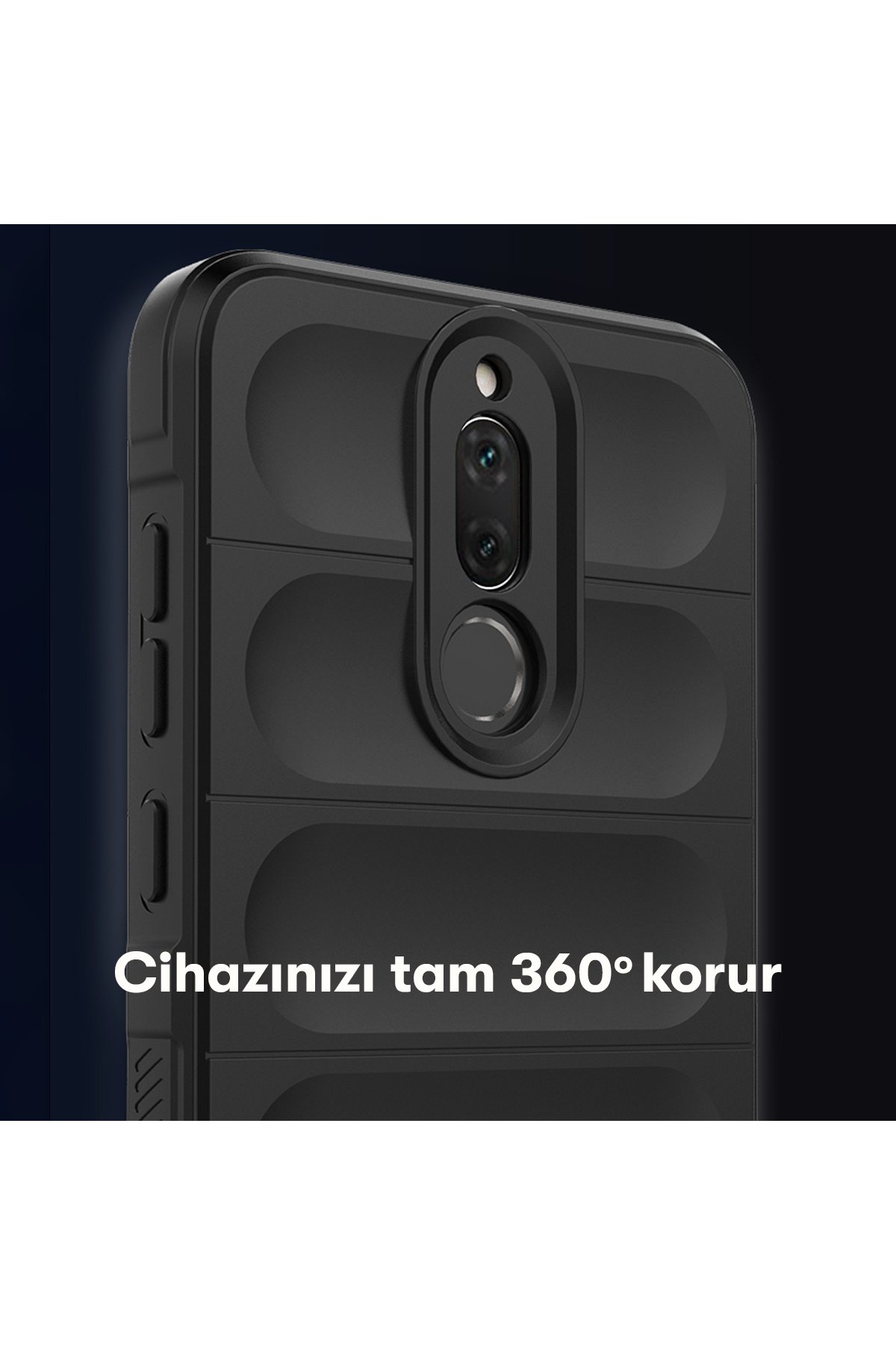 Newface Huawei Mate 10 Lite Kılıf Volet Silikon - Beyaz