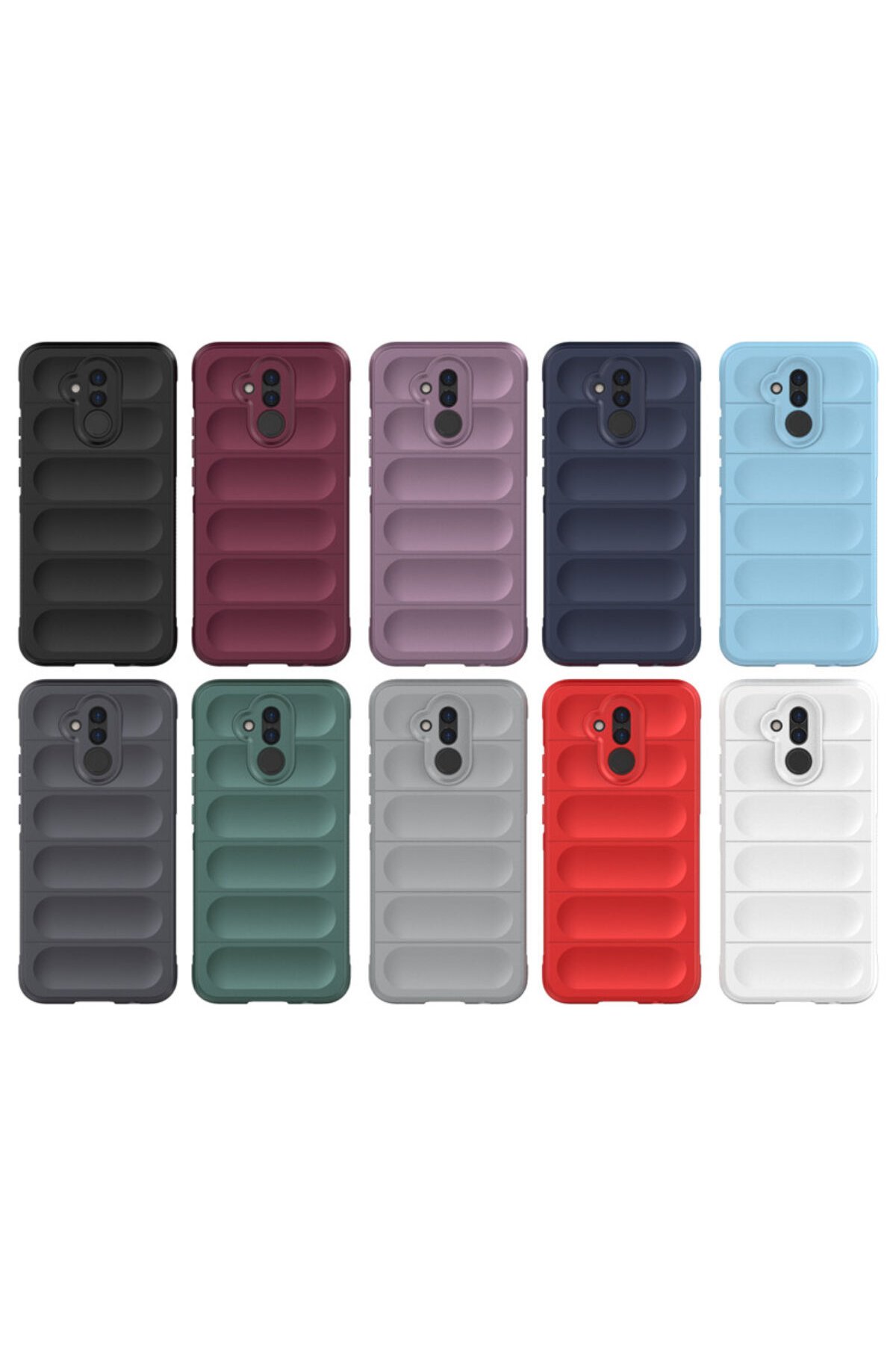 Newface Huawei Mate 20 Lite Kılıf Optimum Silikon - Kırmızı