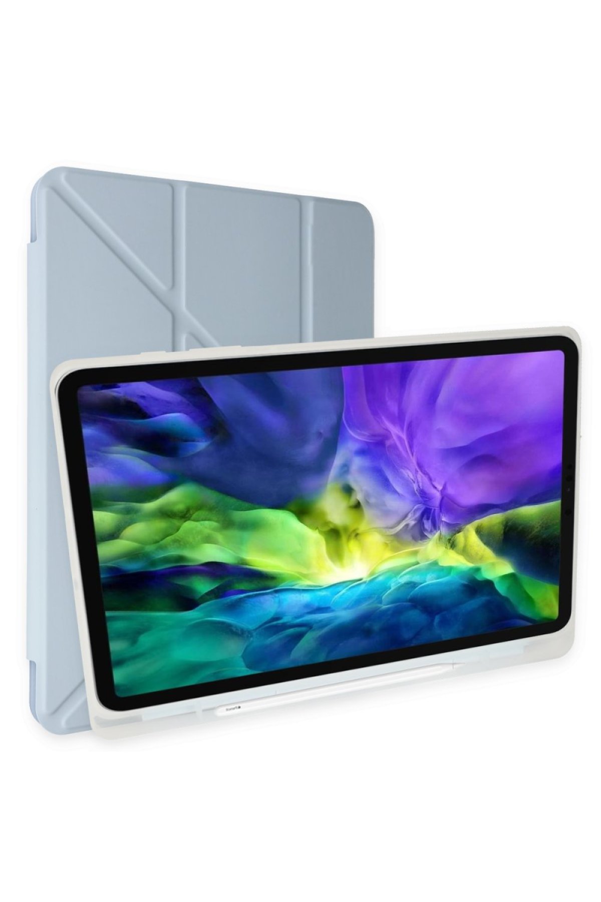 Newface Huawei MatePad SE Kılıf 360 Tablet Deri Kılıf - Lacivert