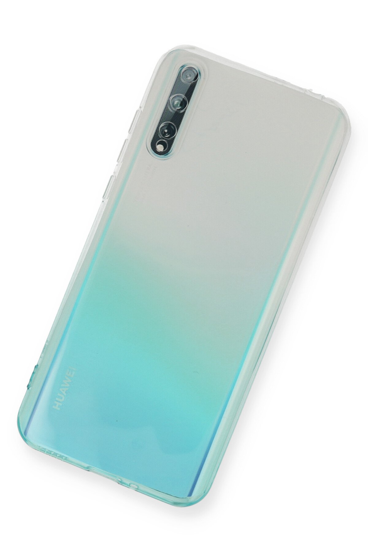 Newface Huawei Y8P Kılıf Gros Yüzüklü Silikon - Yeşil