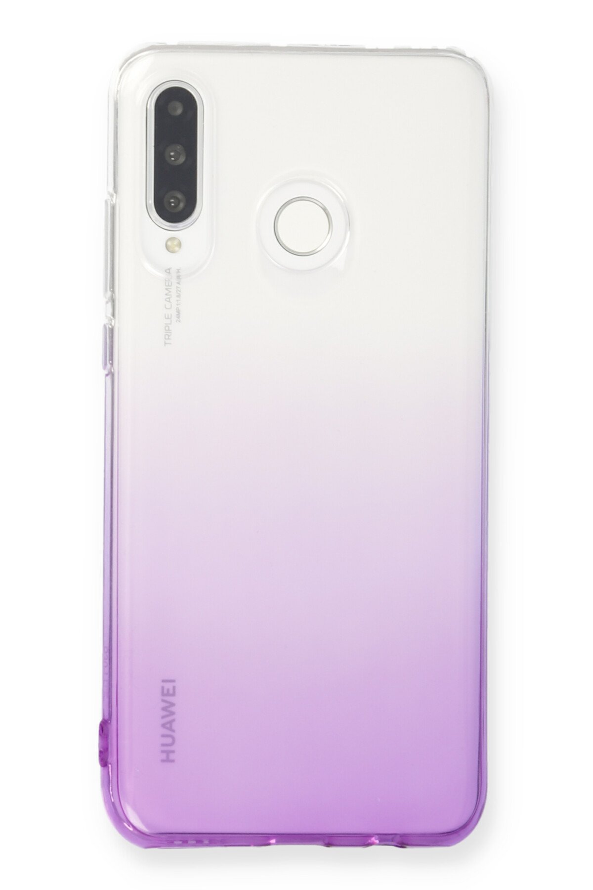 Newface Huawei P30 Lite Kılıf Palm Buzlu Kamera Sürgülü Silikon - Siyah