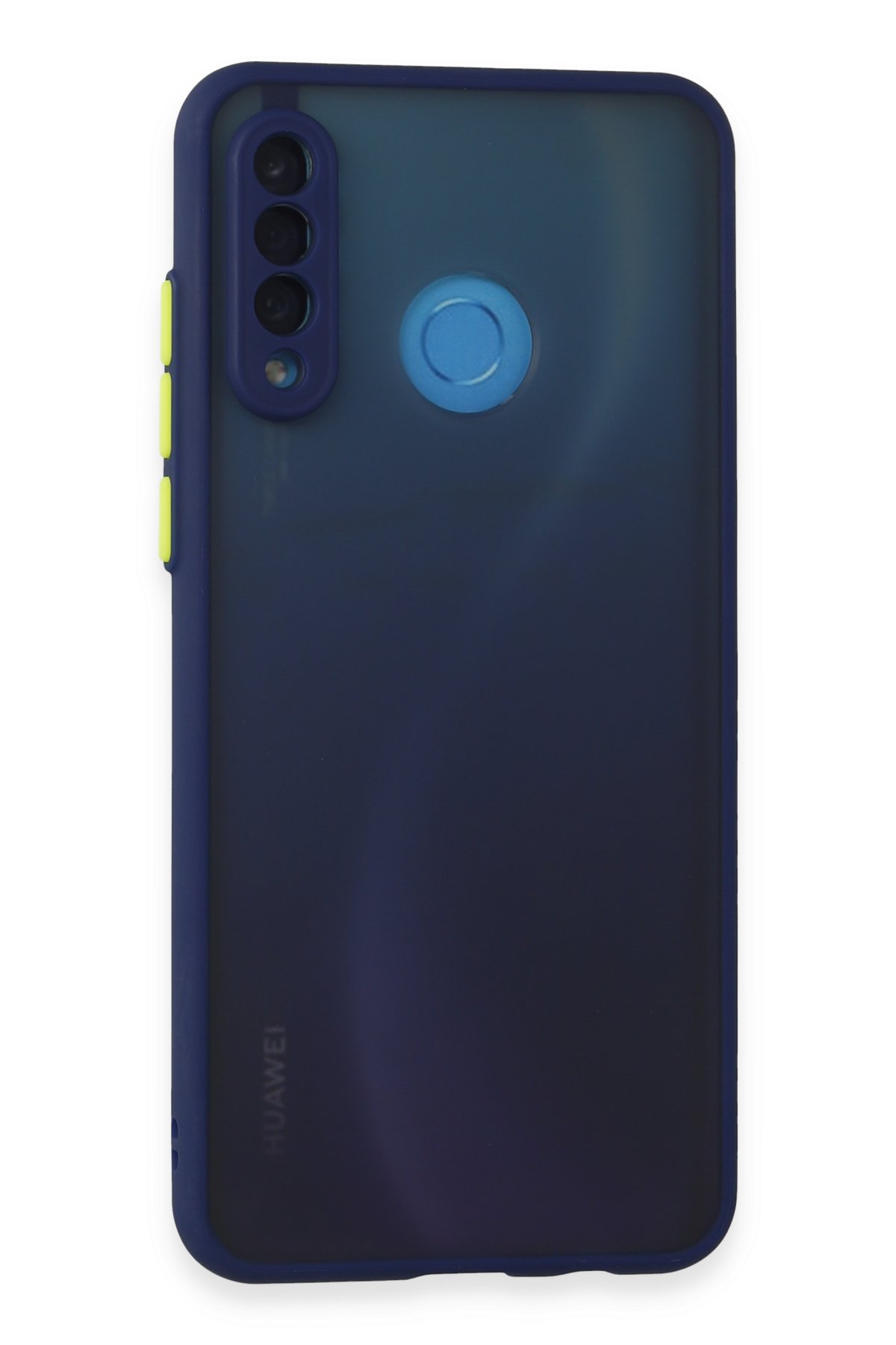 Newface Huawei P30 Lite Kılıf Volet Silikon - Mavi