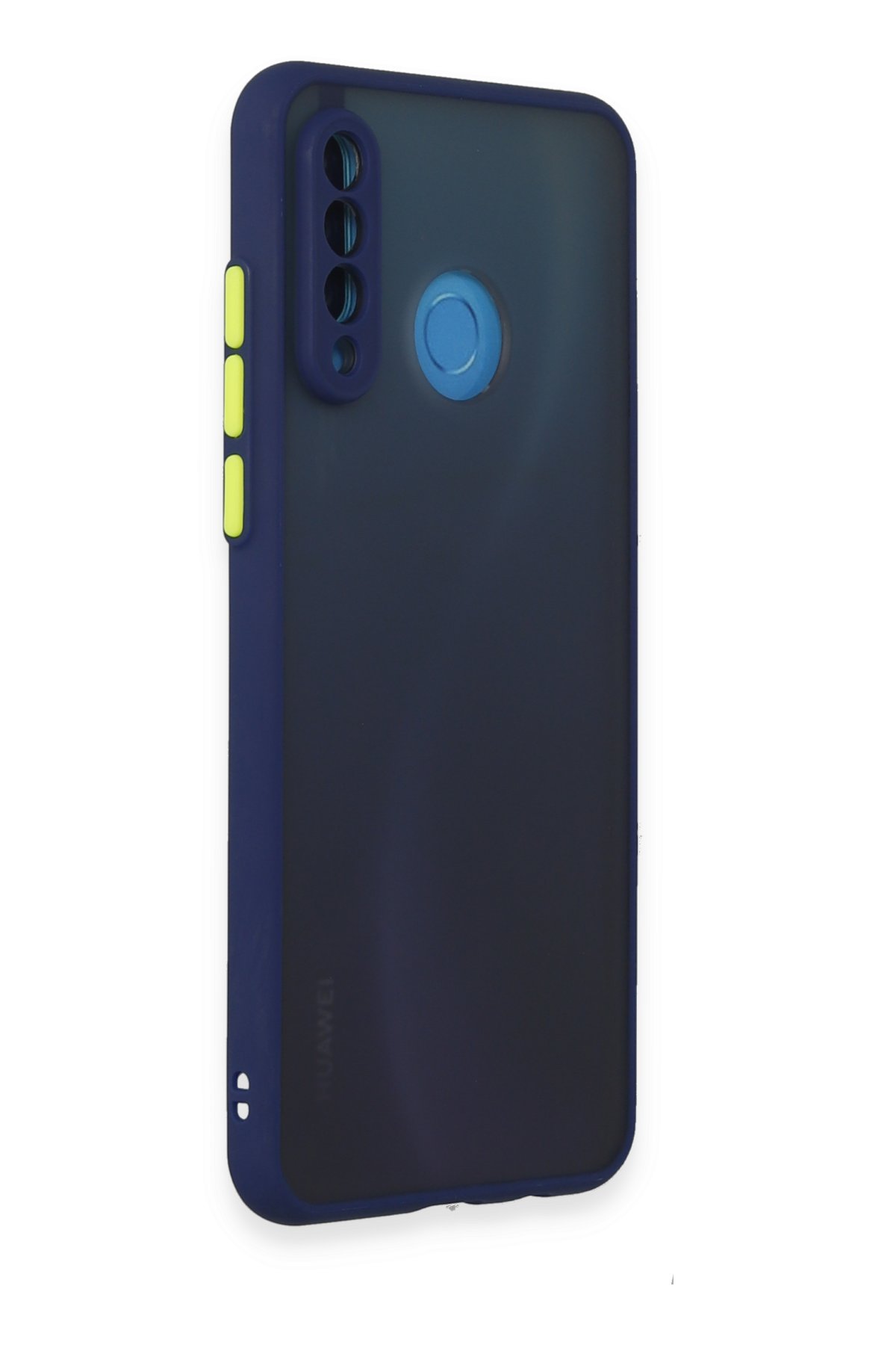 Newface Huawei P30 Lite Kılıf Volet Silikon - Mavi