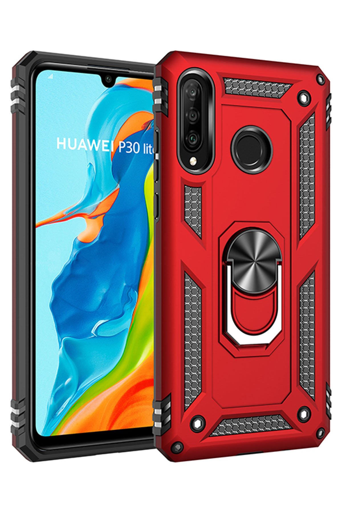 Newface Huawei P30 Lite Kılıf Volet Silikon - Açık Yeşil