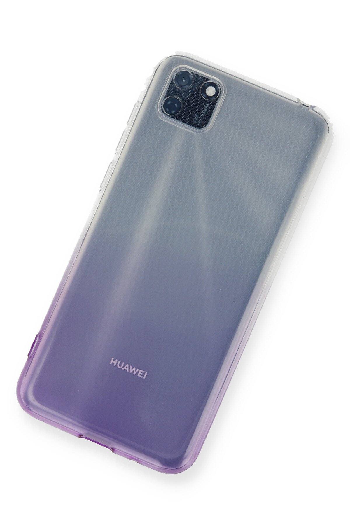 Newface Huawei Y5P Kılıf First Silikon - Mürdüm