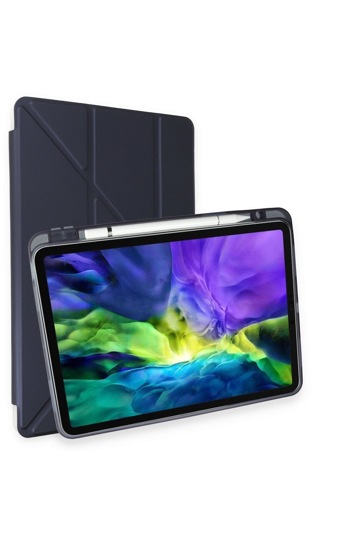 Newface iPad 10.2 (7.nesil) Kılıf Starling 360 Kalemlikli Tablet Kılıf - Lila