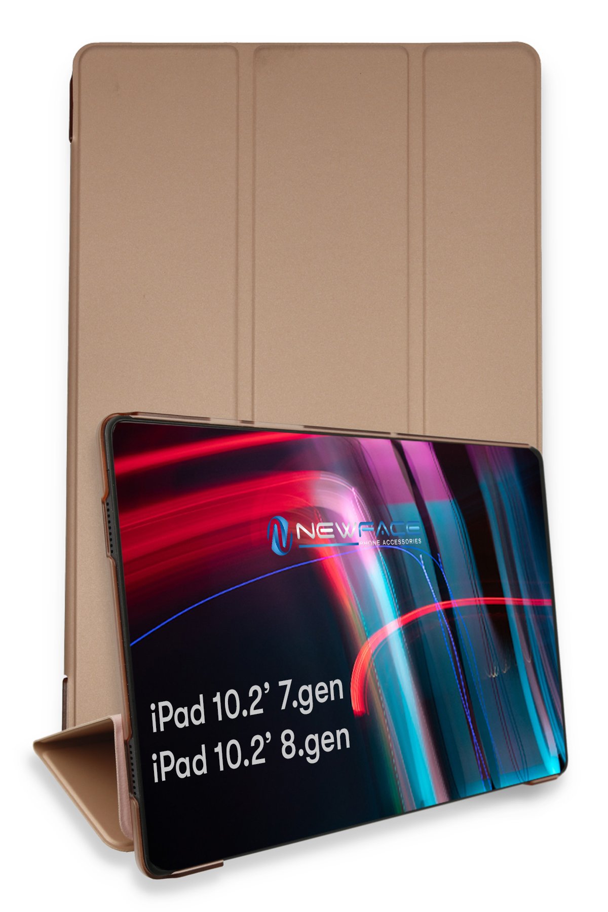 Newface iPad 10.2 (8.nesil) Kılıf Tablet Smart Kılıf - Pembe