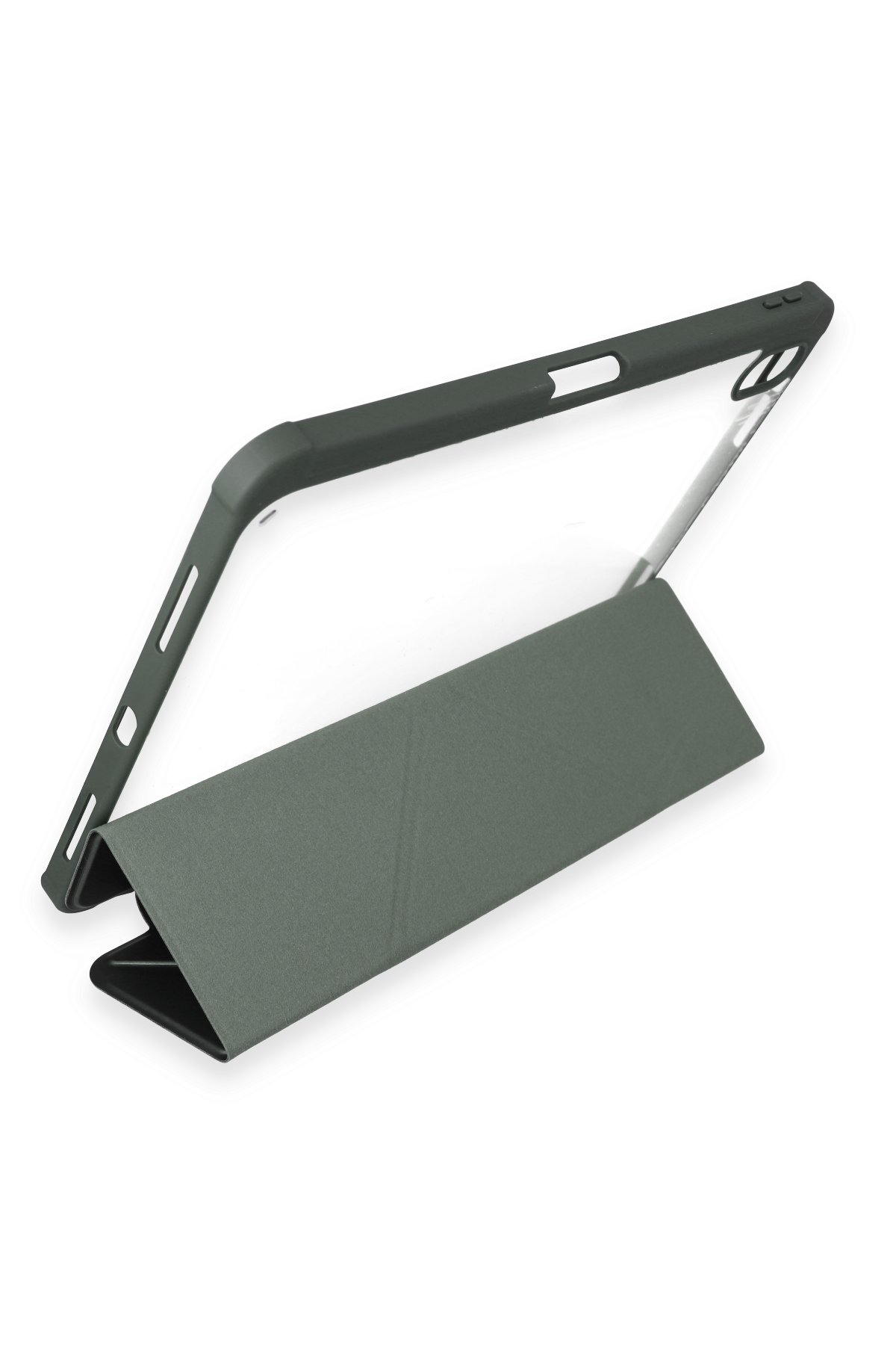 Newface iPad 2022 10.9 (10.nesil) Kılıf Hand Strap Tablet Kılıfı - Gri