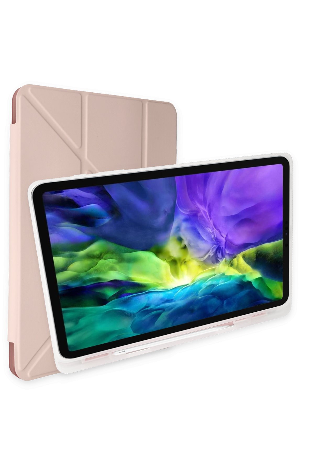 Newface iPad 2022 10.9 (10.nesil) Kılıf Karakter Tablet Silikon - Turuncu