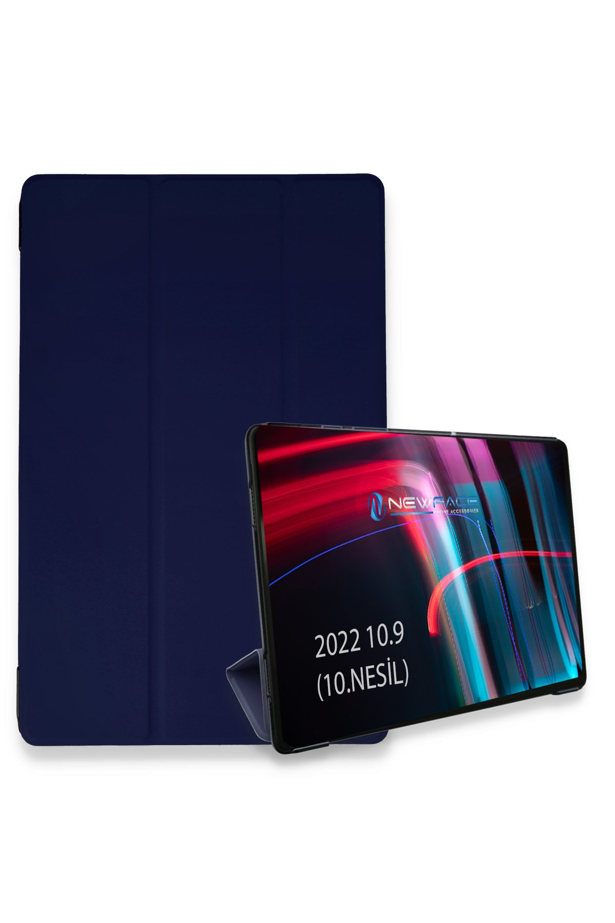 Newface iPad 2022 10.9 (10.nesil) Kılıf Karakter Tablet Silikon - Yeşil