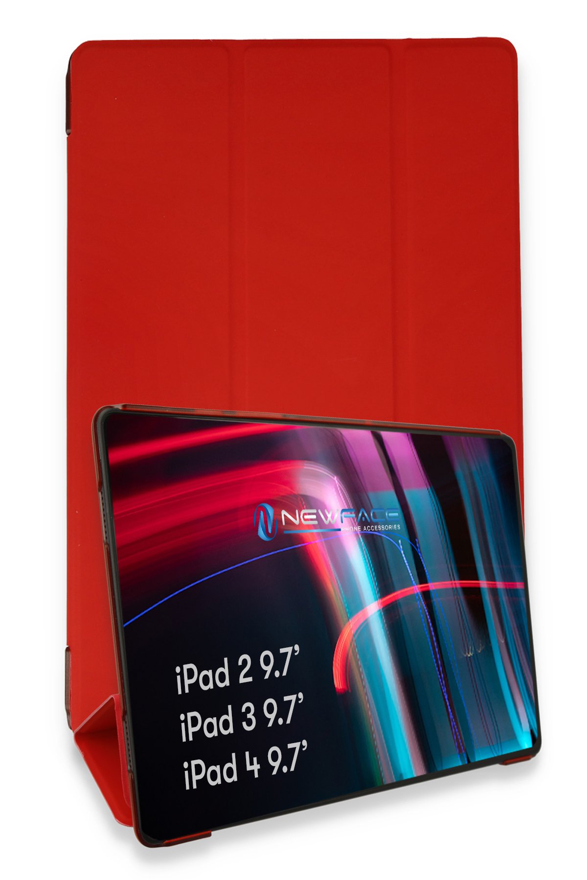 Newface iPad 3 9.7 Kılıf 360 Tablet Deri Kılıf - Siyah