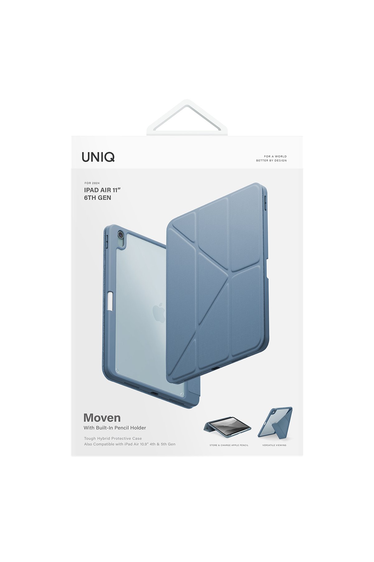 Uniq iPad Air 11 (2024) Camden Katlanabilir Tablet Kapak - Lila