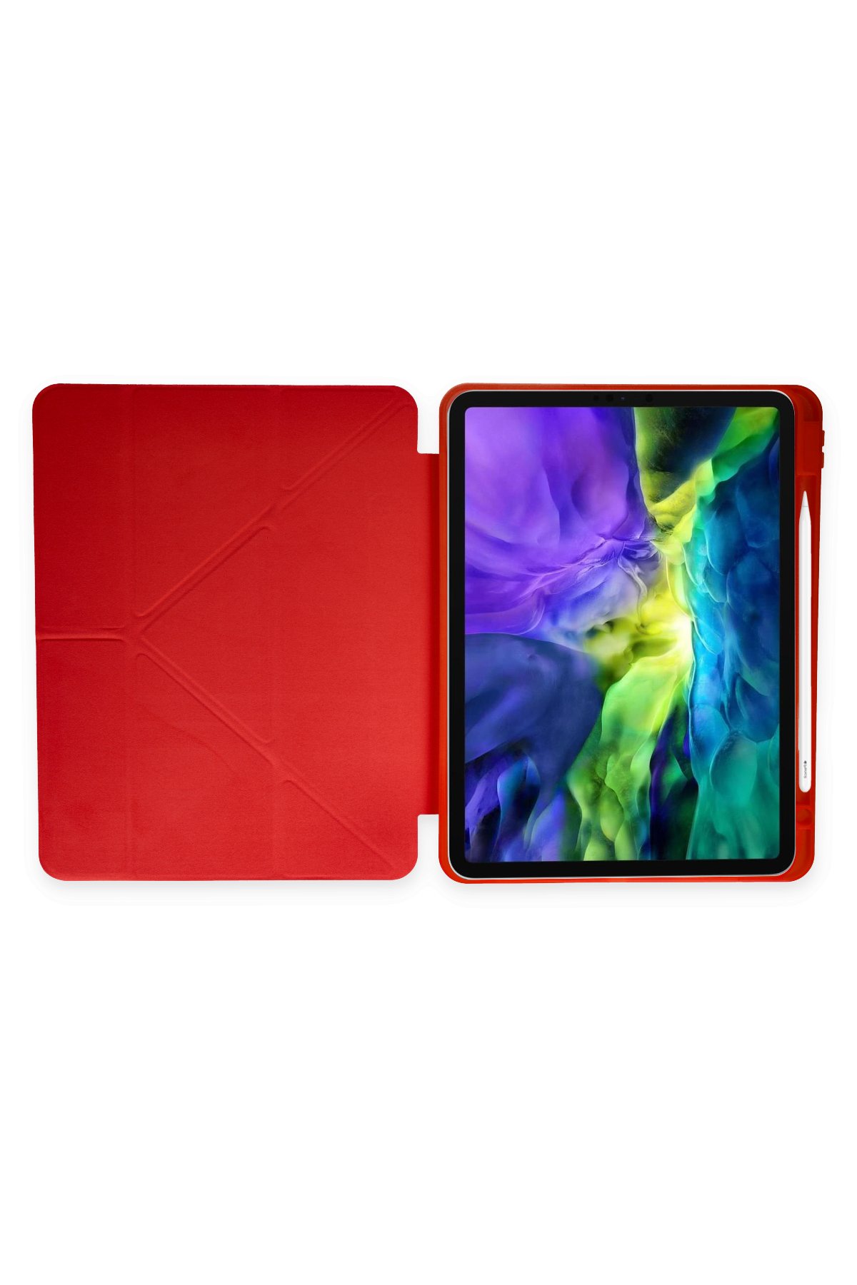 Newface iPad Air 4 10.9 Kılıf Like Stantlı Tablet Silikon - Mavi