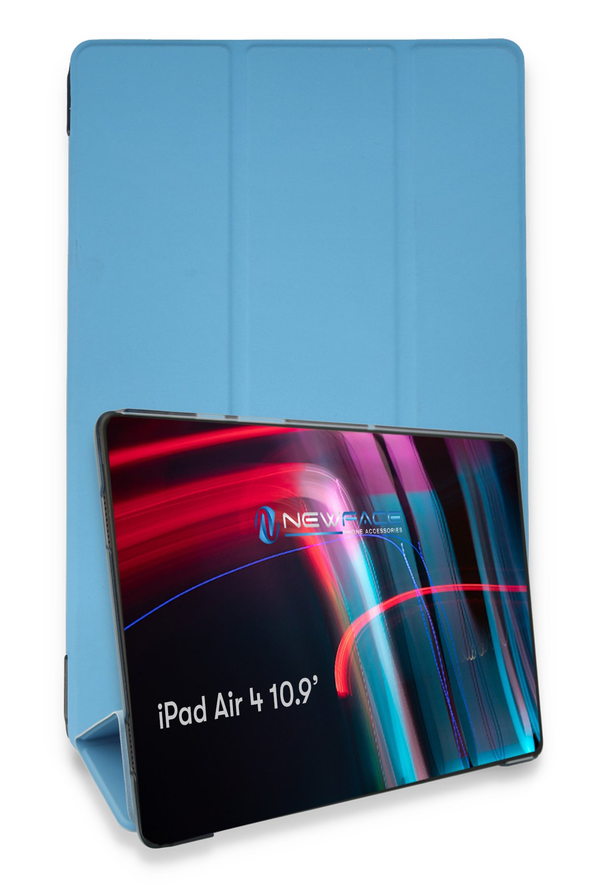 Newface iPad Air 4 10.9 Kılıf Strap-C Otterbox Tablet Kapak - Gri