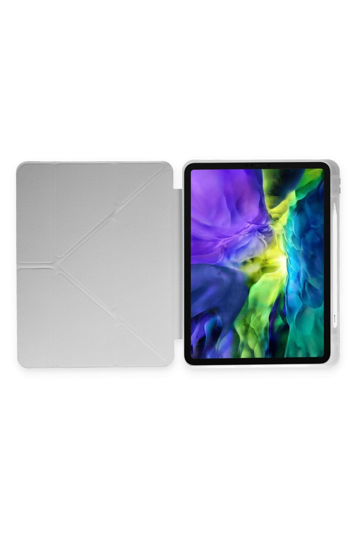 Newface iPad Air 5 (2022) Kılıf Tablet Smart Kılıf - Koyu Yeşil