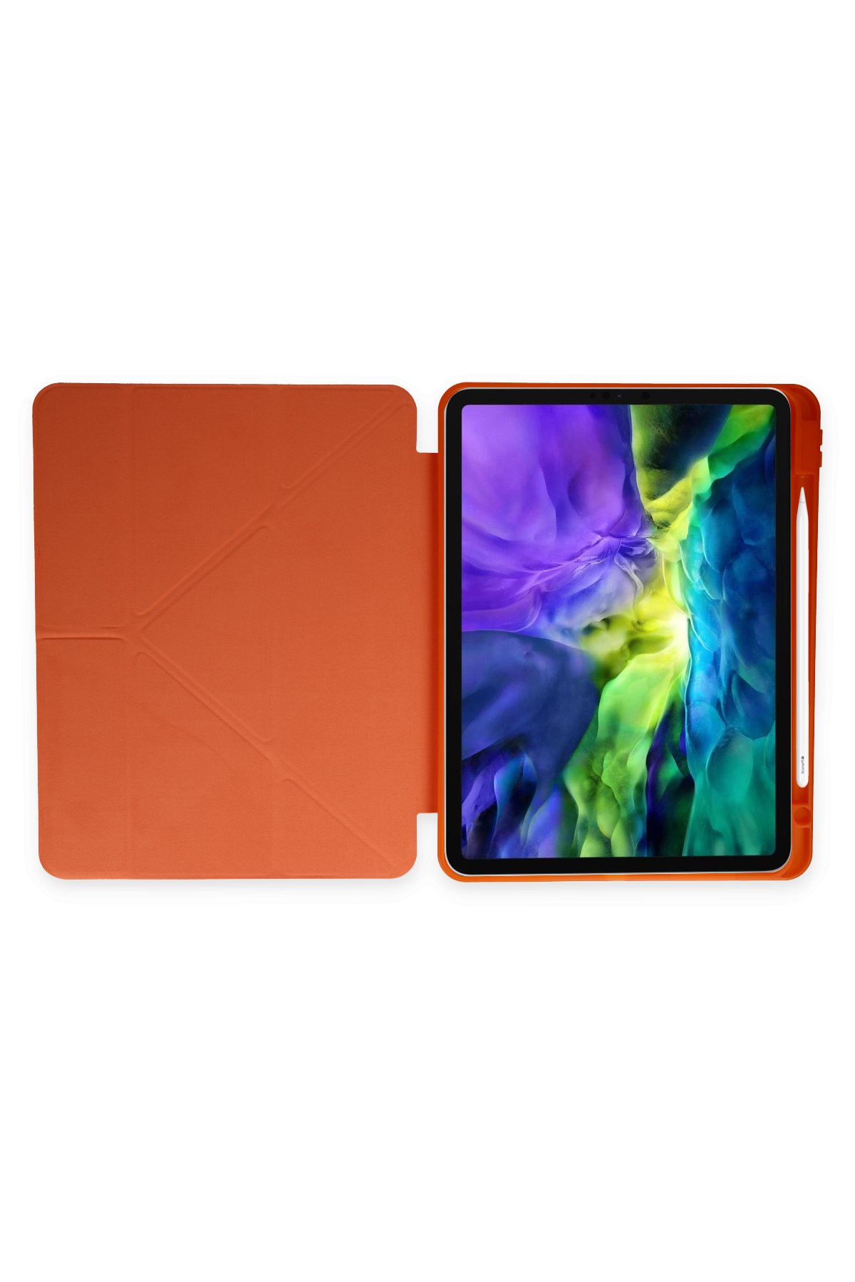 Newface iPad Air 5 (2022) Kılıf Color Karbon Tablet Kılıfı - Lacivert