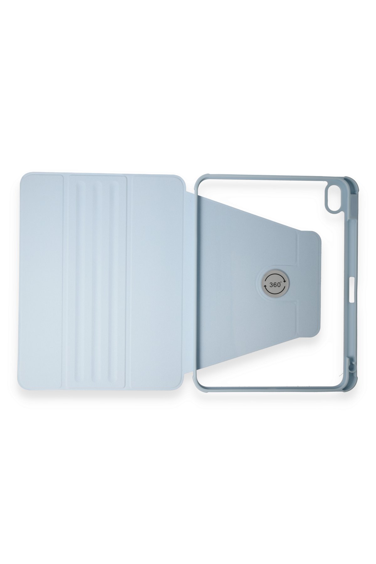 Newface iPad Air 5 (2022) Kılıf Starling 360 Kalemlikli Tablet Kılıf - Mor