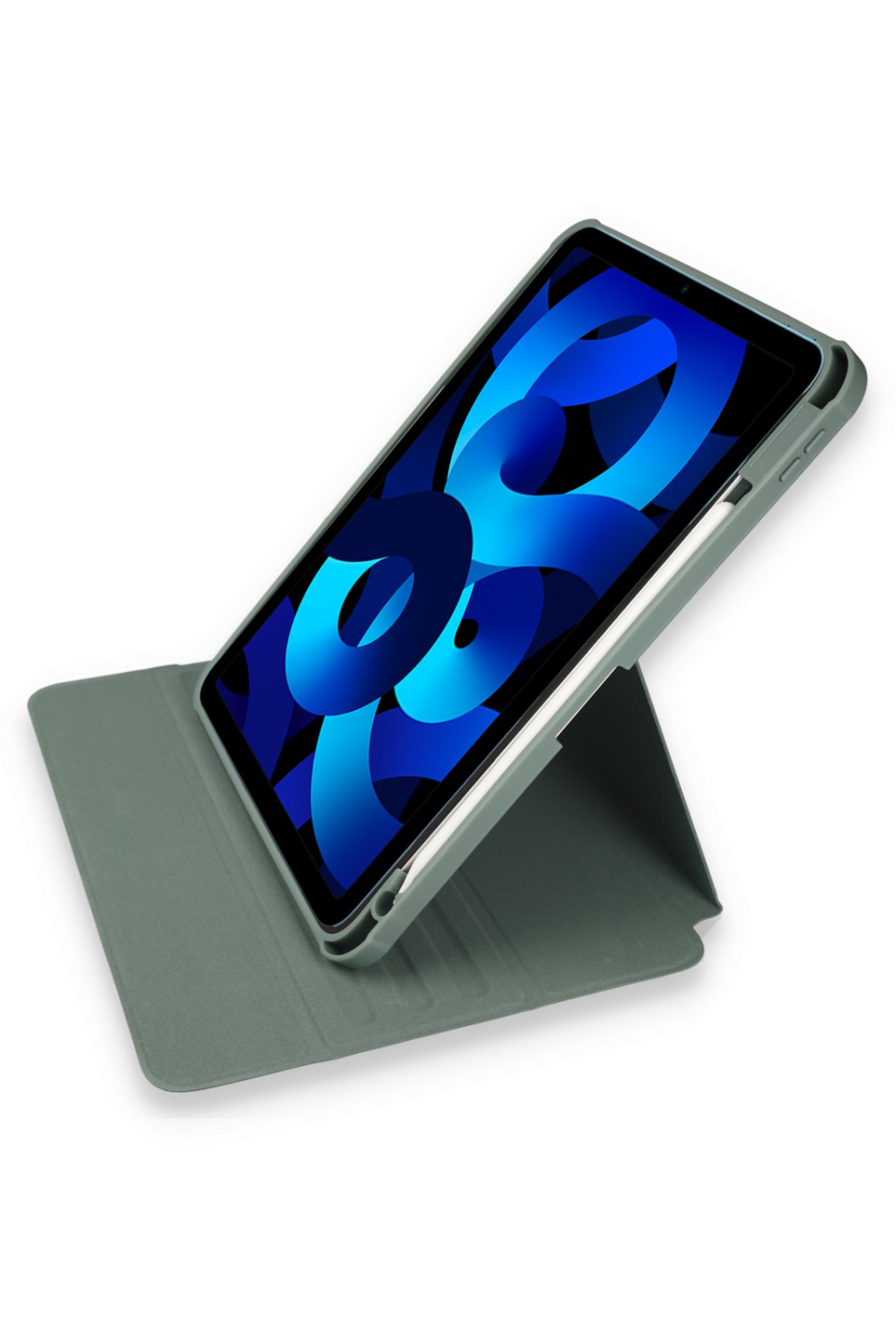 Newface iPad Pro 11 (2020) Kılıf Hand Strap Tablet Kılıfı - Gri