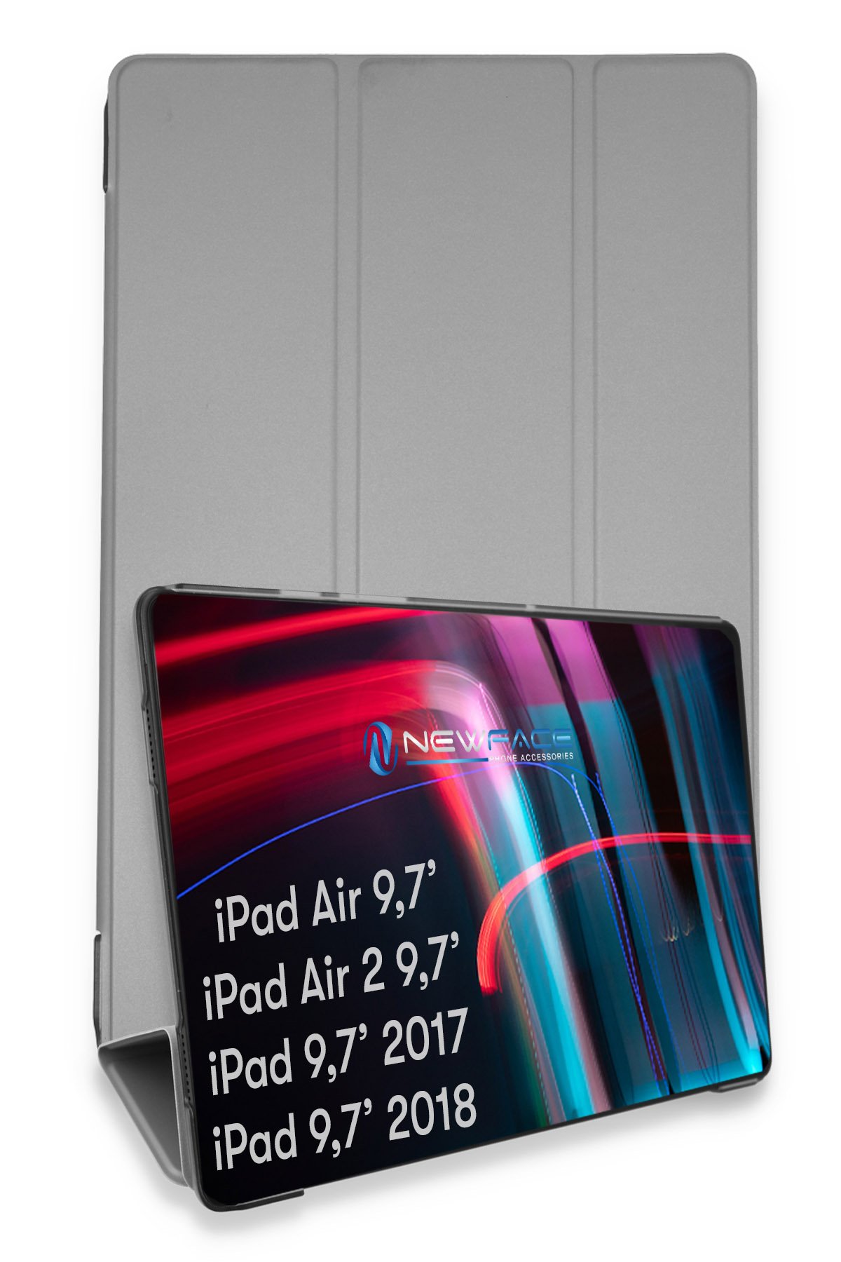 Newface iPad Pro 9.7 Kılıf 360 Tablet Deri Kılıf - Turkuaz