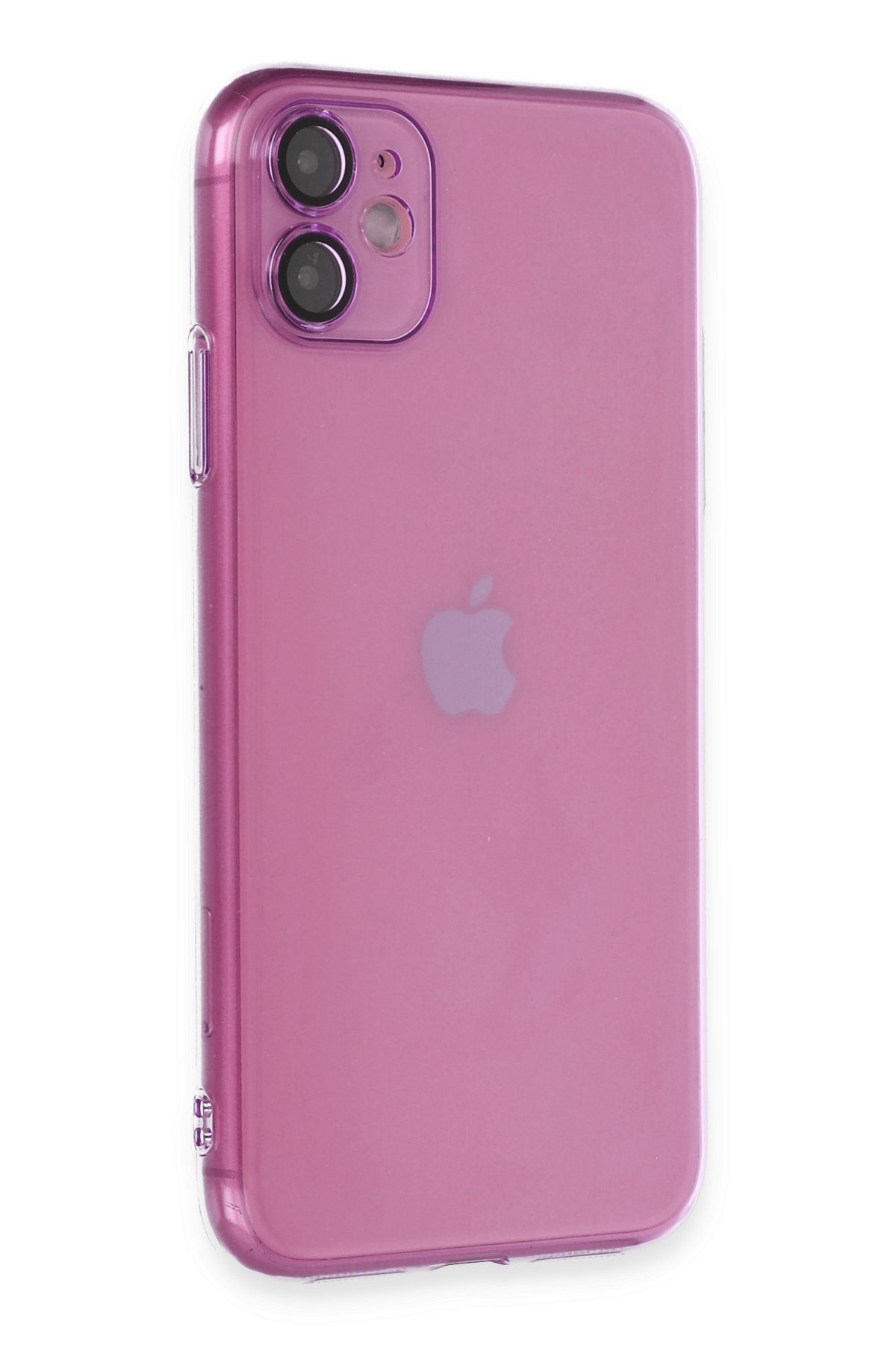 Newface iPhone 11 Kılıf Joke Simli Magneticsafe Kılıf - Pembe