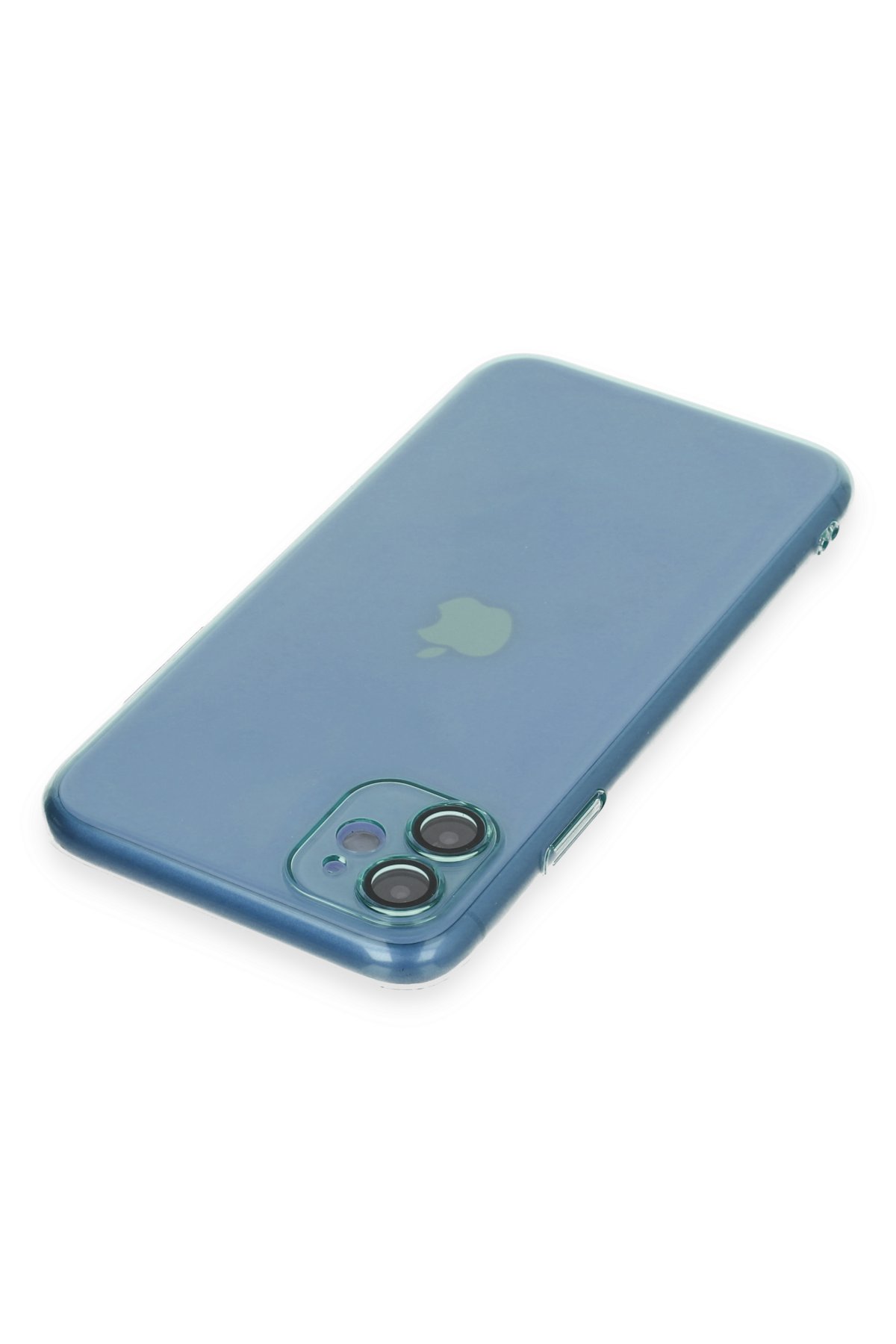 Newface iPhone 11 Kılıf Sofya Yüzüklü Silikon Kapak - Siyah