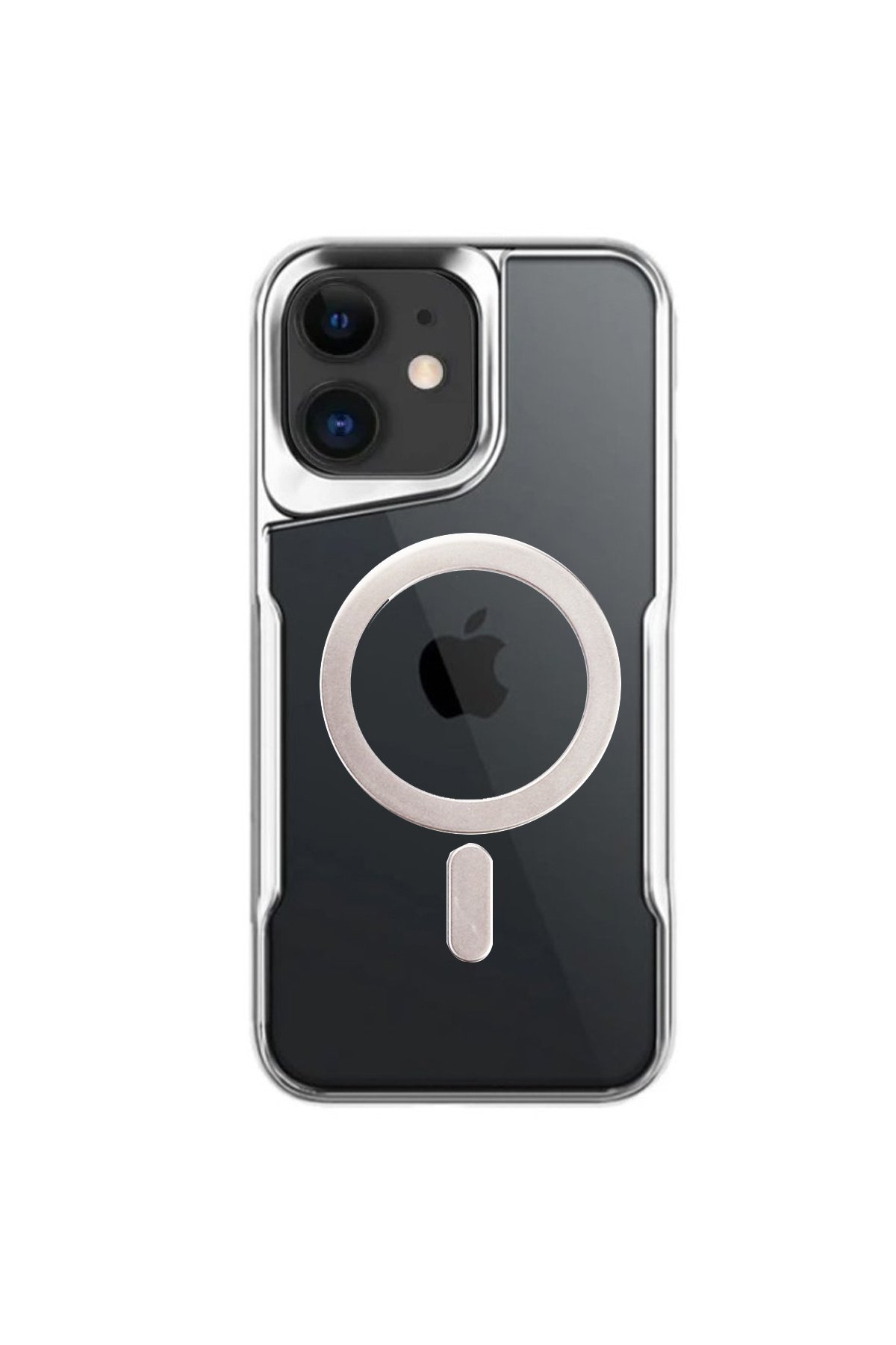 Newface iPhone 11 Kılıf Apollo Magneticsafe Desenli Kapak - Apollo Siyah - 1