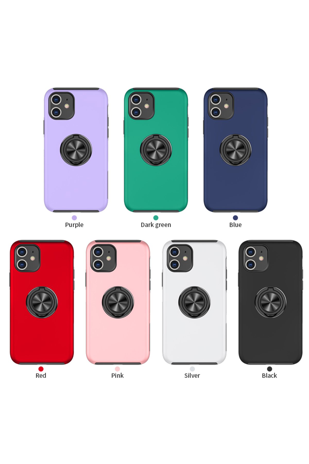 Newface iPhone 11 Kılıf Kart Şeffaf Silikon - Şeffaf