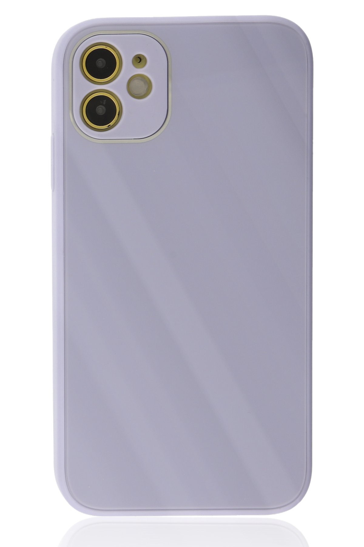 Newface iPhone 12 Kılıf Elit Yüzüklü Kapak - Gümüş