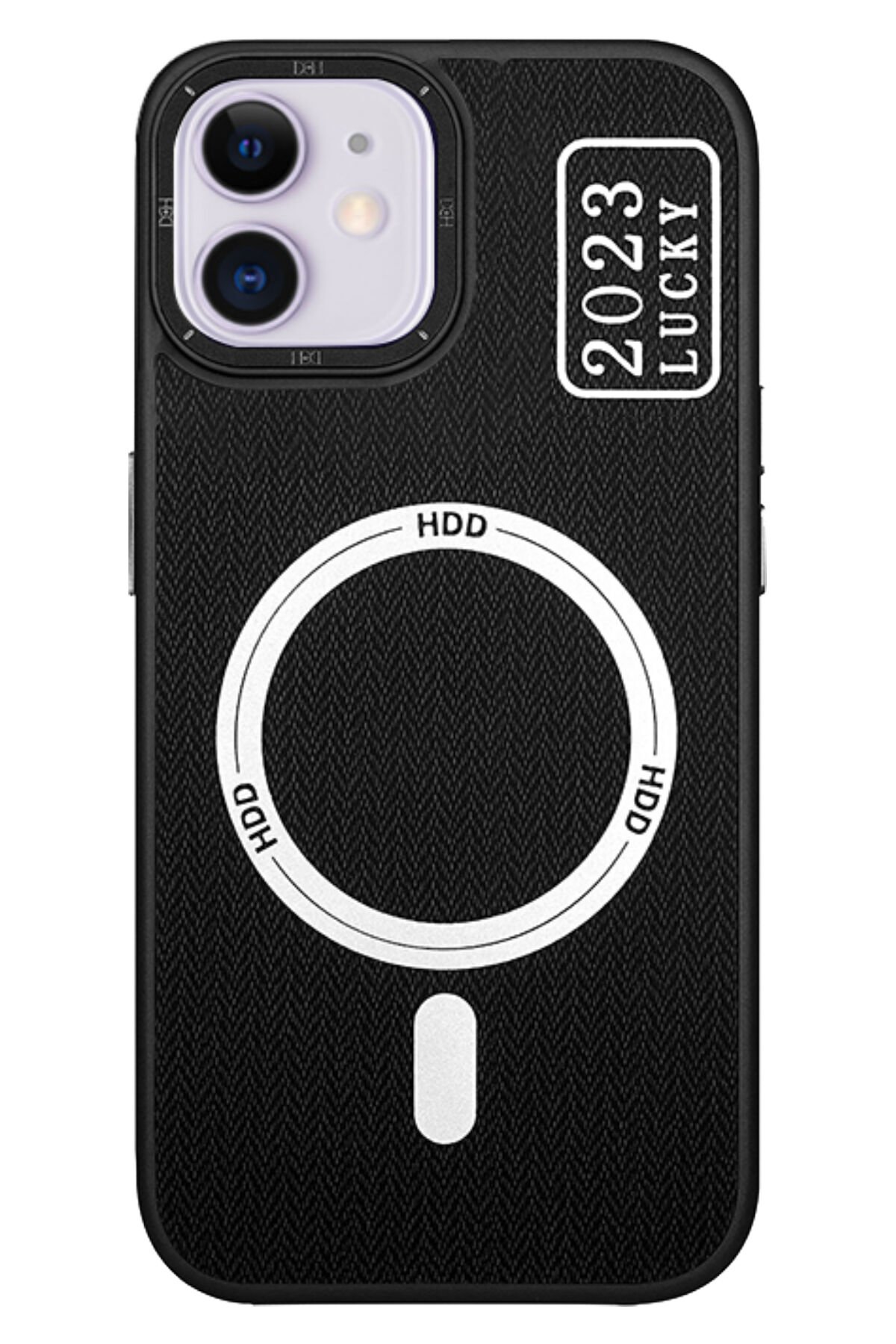 HDD iPhone 11 HBC-258 Hamburg Magnet Kartvizitli Standlı Kapak - Siyah