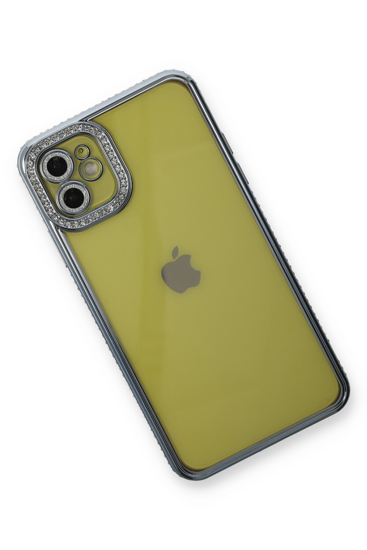 Newface iPhone 11 Neon Fosforlu Kamera Lens - Sarı