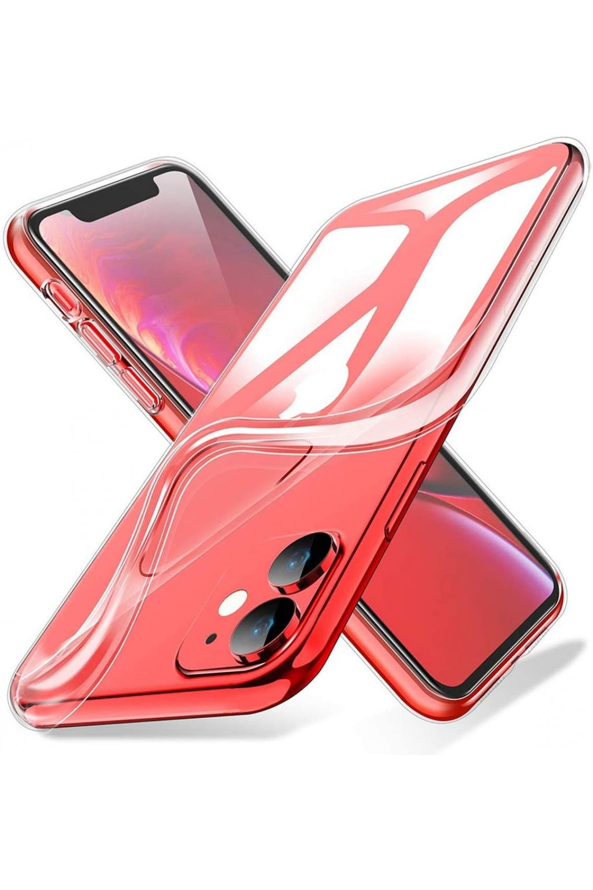 Newface iPhone 11 Kılıf Red Pepper Su Geçirmez Kılıf - Siyah-Gri