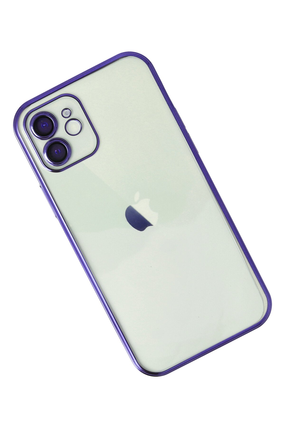 Newface iPhone 11 Renkli Kamera Lens Koruma Cam - Yeşil-Pembe