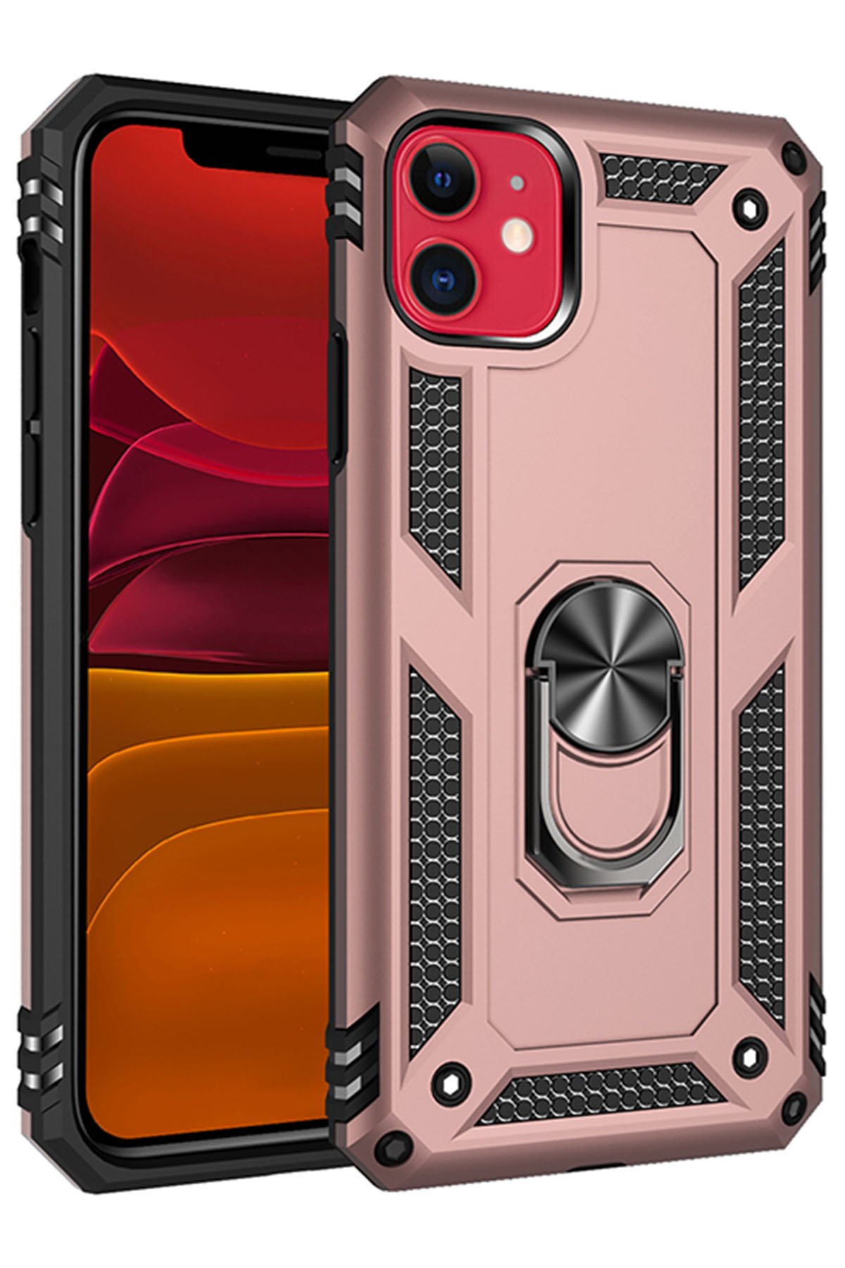 Newface iPhone 11 Raze Metal Kamera Lens - Mor