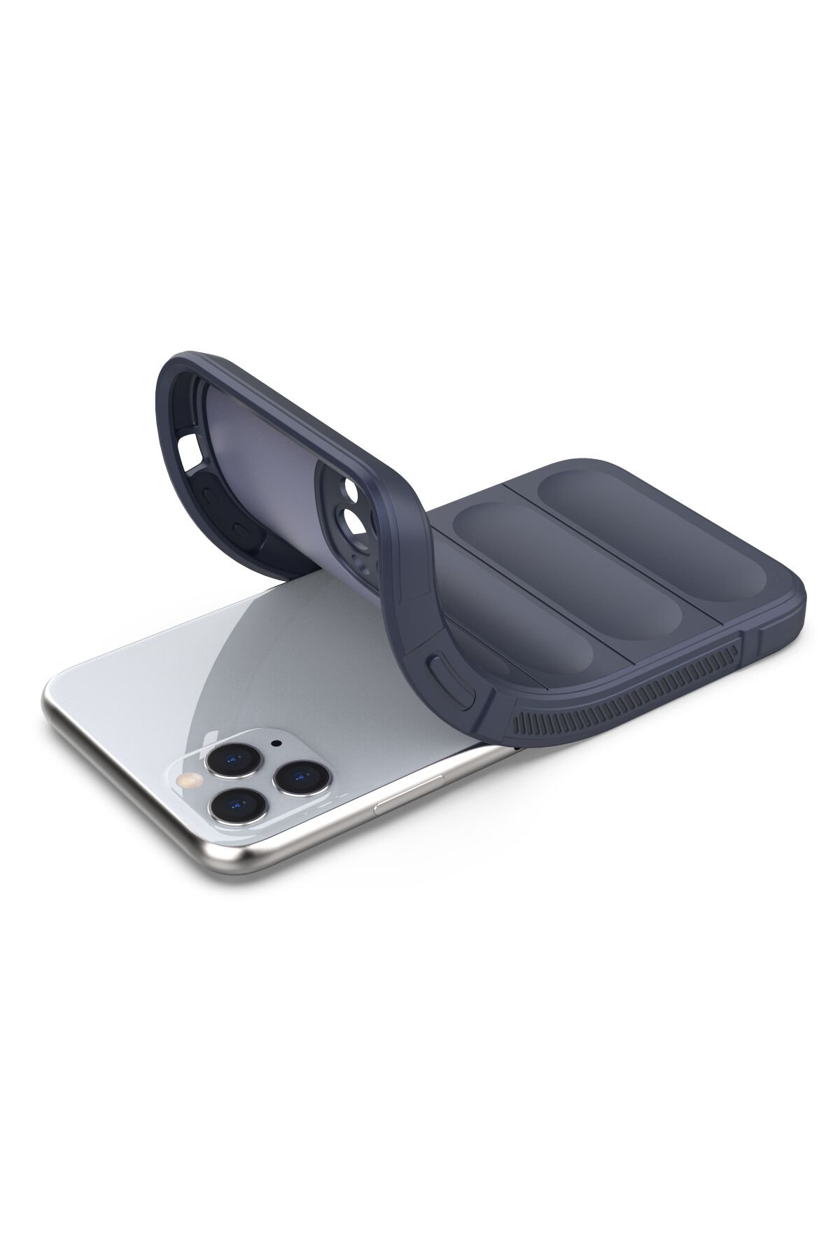Newface iPhone 11 Pro Kılıf Platin Silikon - Siyah