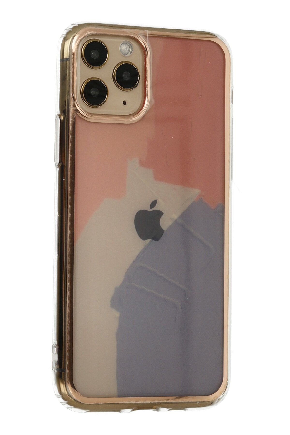 Newface iPhone 11 Pro Max Metal Kamera Lens Koruma Cam - Gold