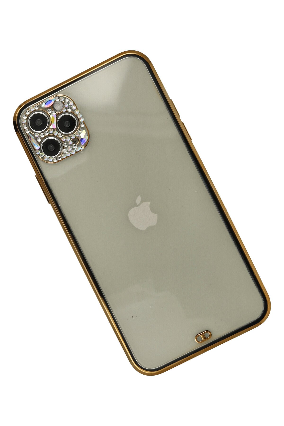 Newface iPhone 11 Pro Max Metal Kamera Lens Koruma Cam - Gold