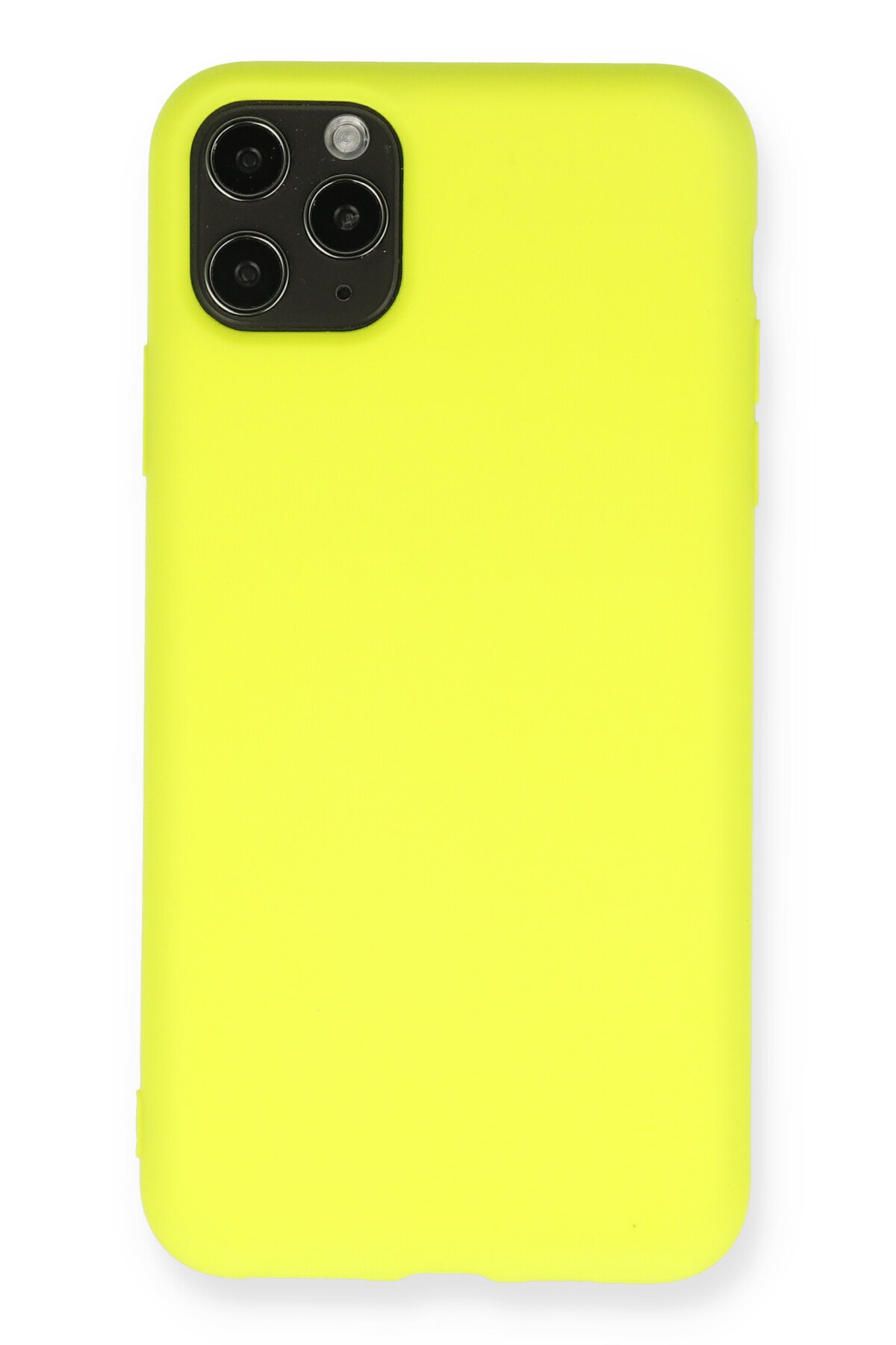 Newface iPhone 11 Pro Max Kılıf Miami Şeffaf Silikon - Koyu Yeşil