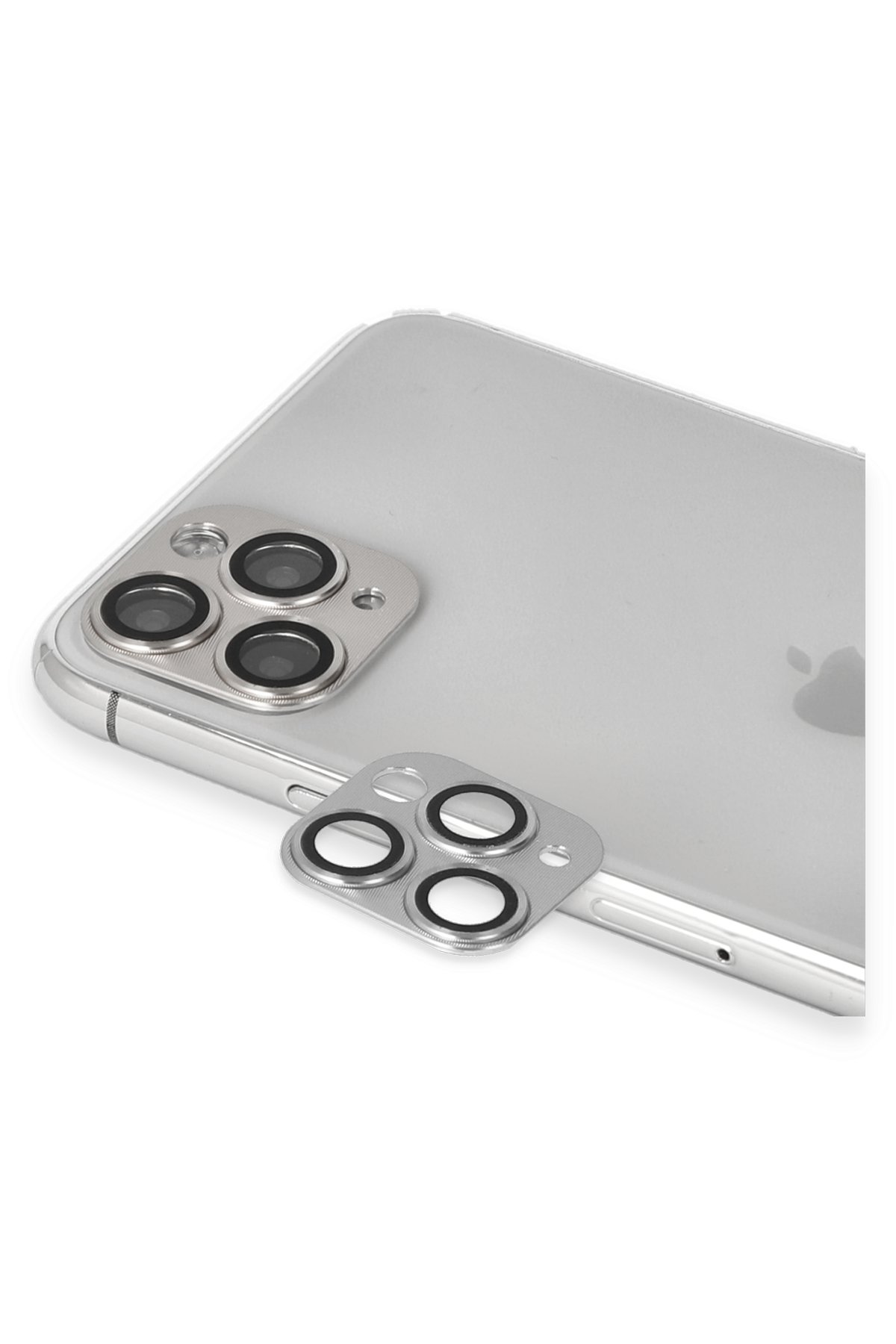 Newface iPhone 11 Pro Kılıf Gros Yüzüklü Silikon - Gold