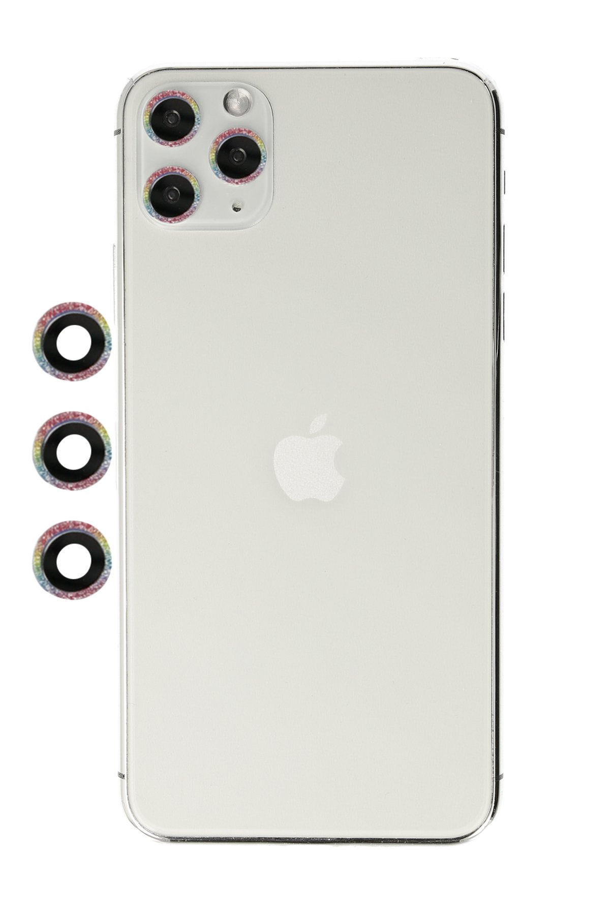 Newface iPhone 11 Pro Kılıf Sofya Yüzüklü Silikon Kapak - Rose